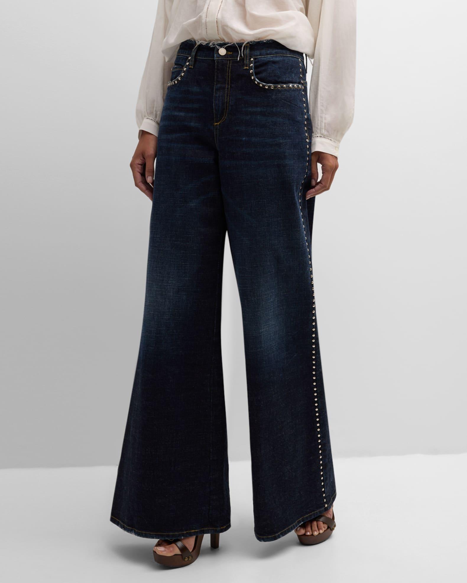 Denim Attraction Stud-Embellished Jeans Product Image