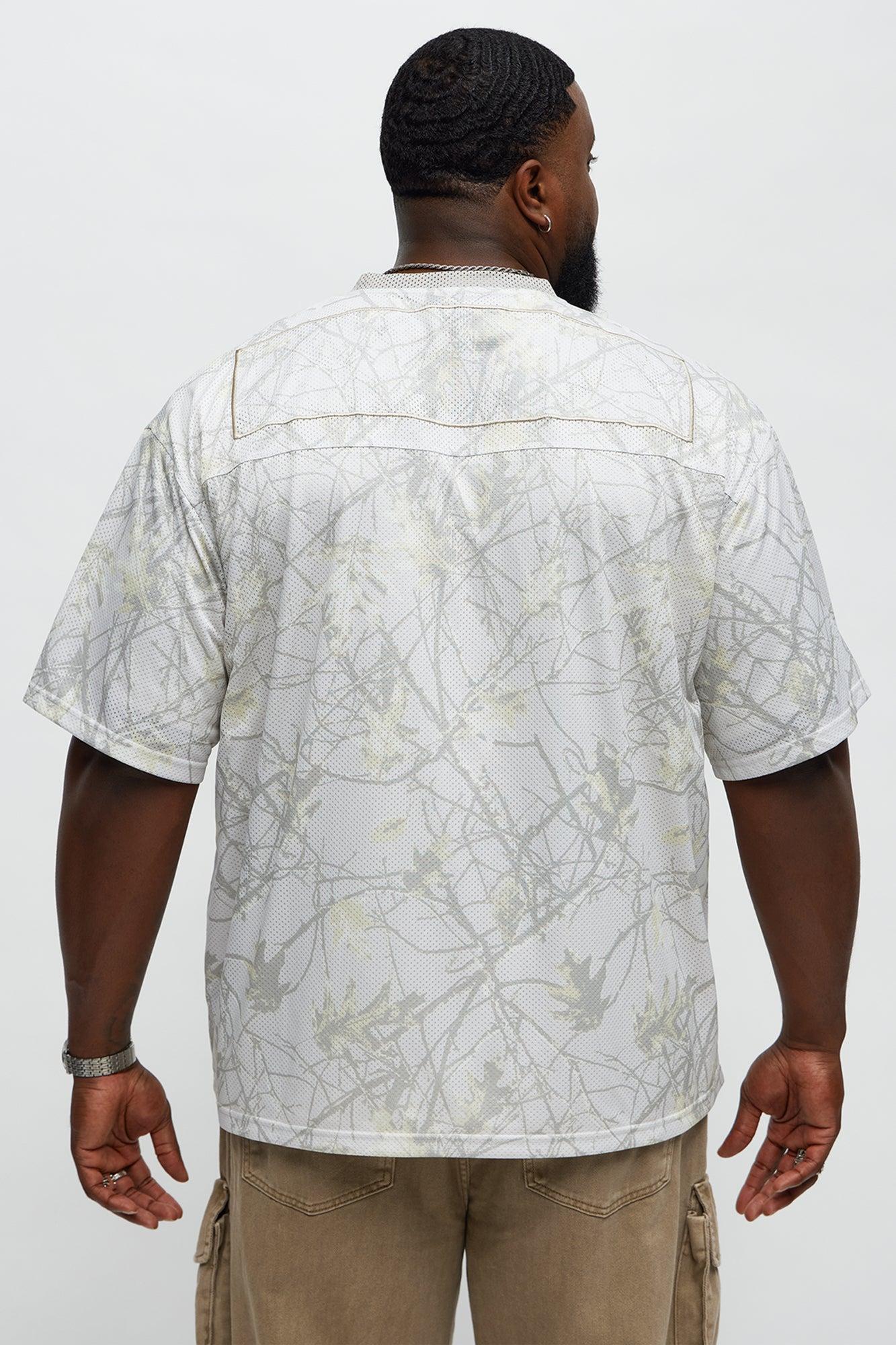 Short Sleeve Camo Jersey - Cream Product Image