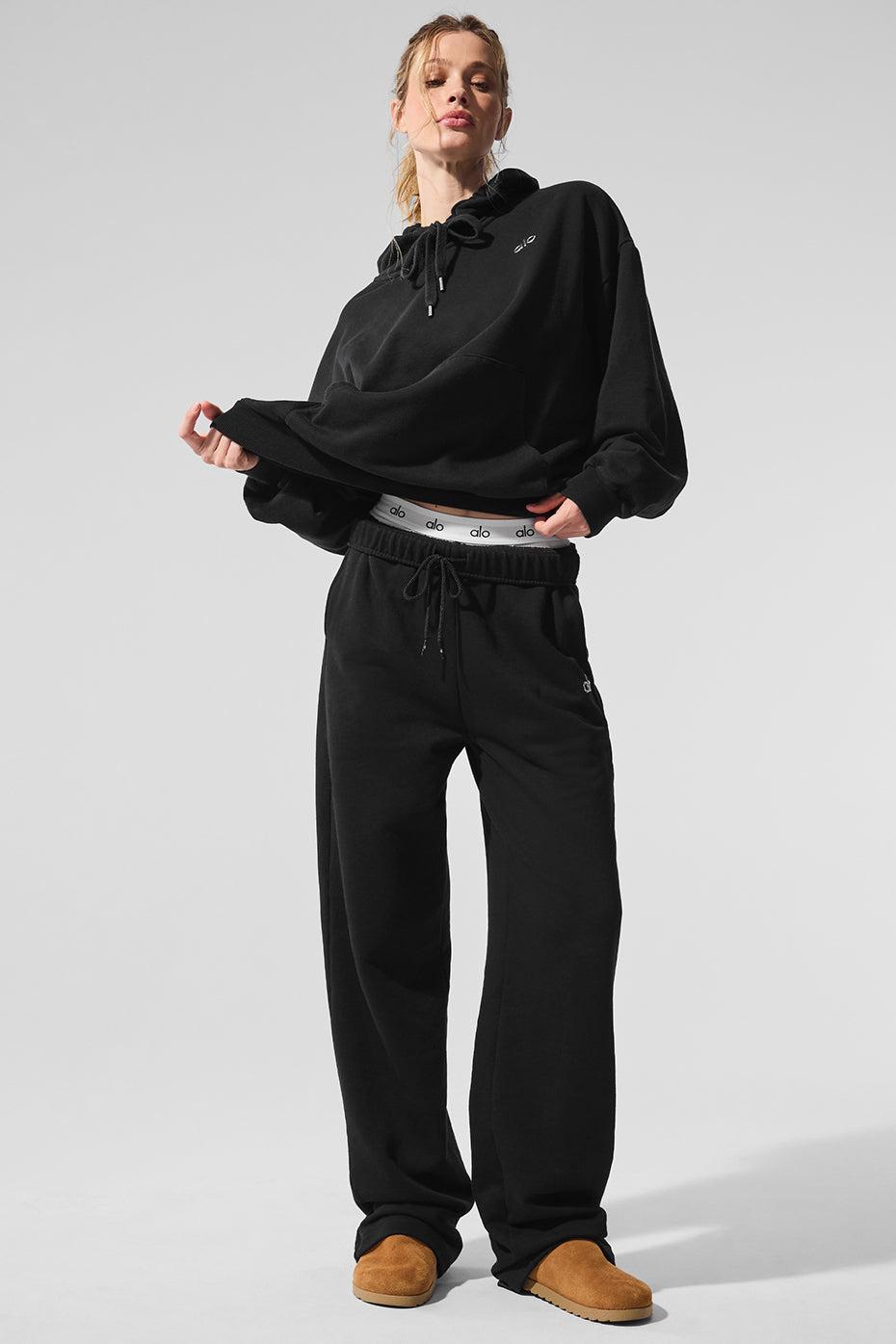 Accolade Straight Leg Sweatpant - Black Female Product Image