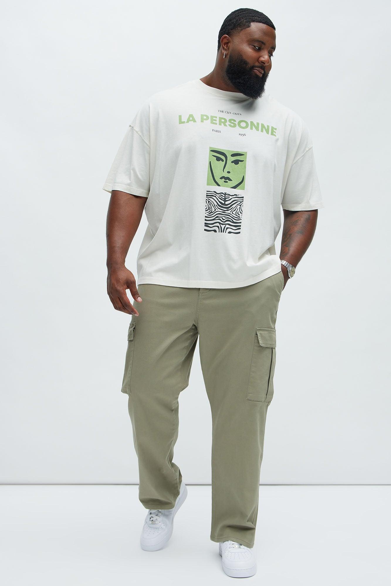 Kyle Straight Cargo Pants - Olive Product Image