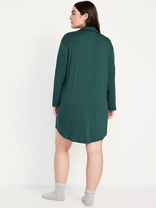 Knit Jersey Sleep Shirt Product Image