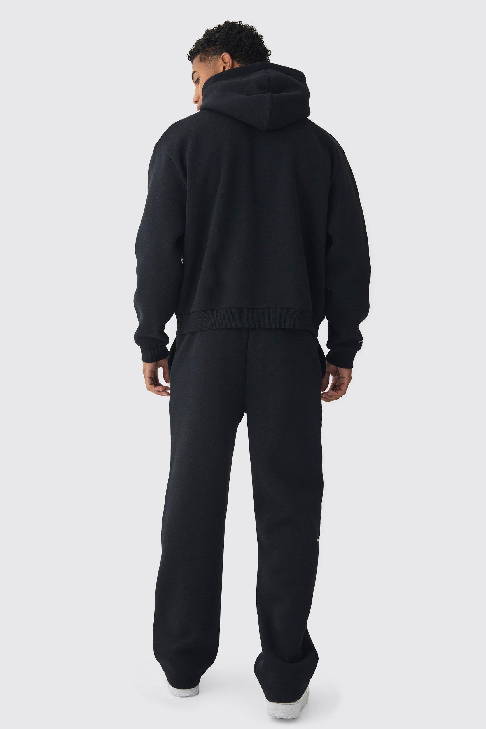 Relaxed Fit Homme Printed Embossed Sweatpants | boohooMAN USA Product Image