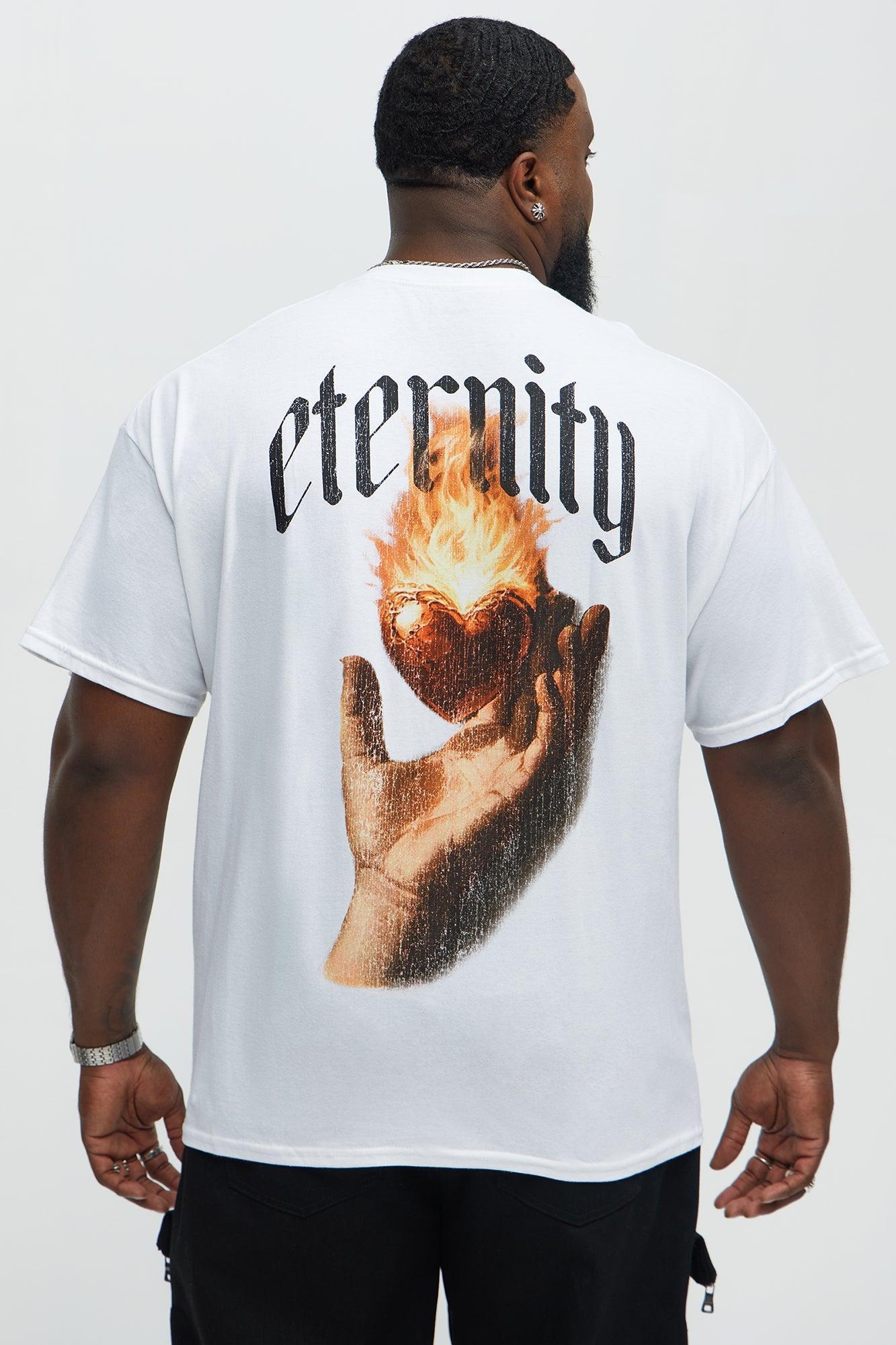 Eternal Heart Short Sleeve Tee - White Product Image