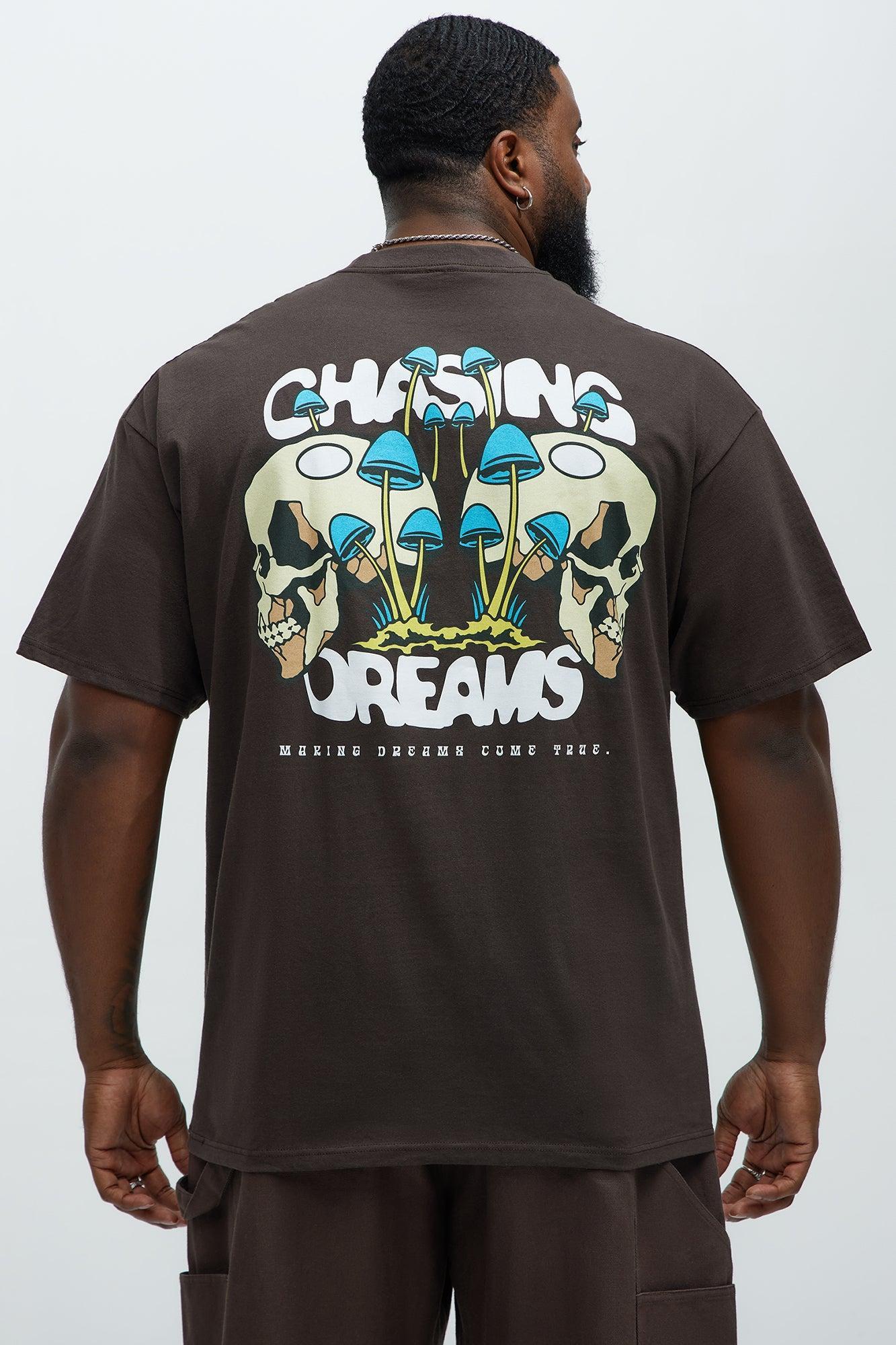 Making Dreams Come True Short Sleeve Tee - Brown Product Image