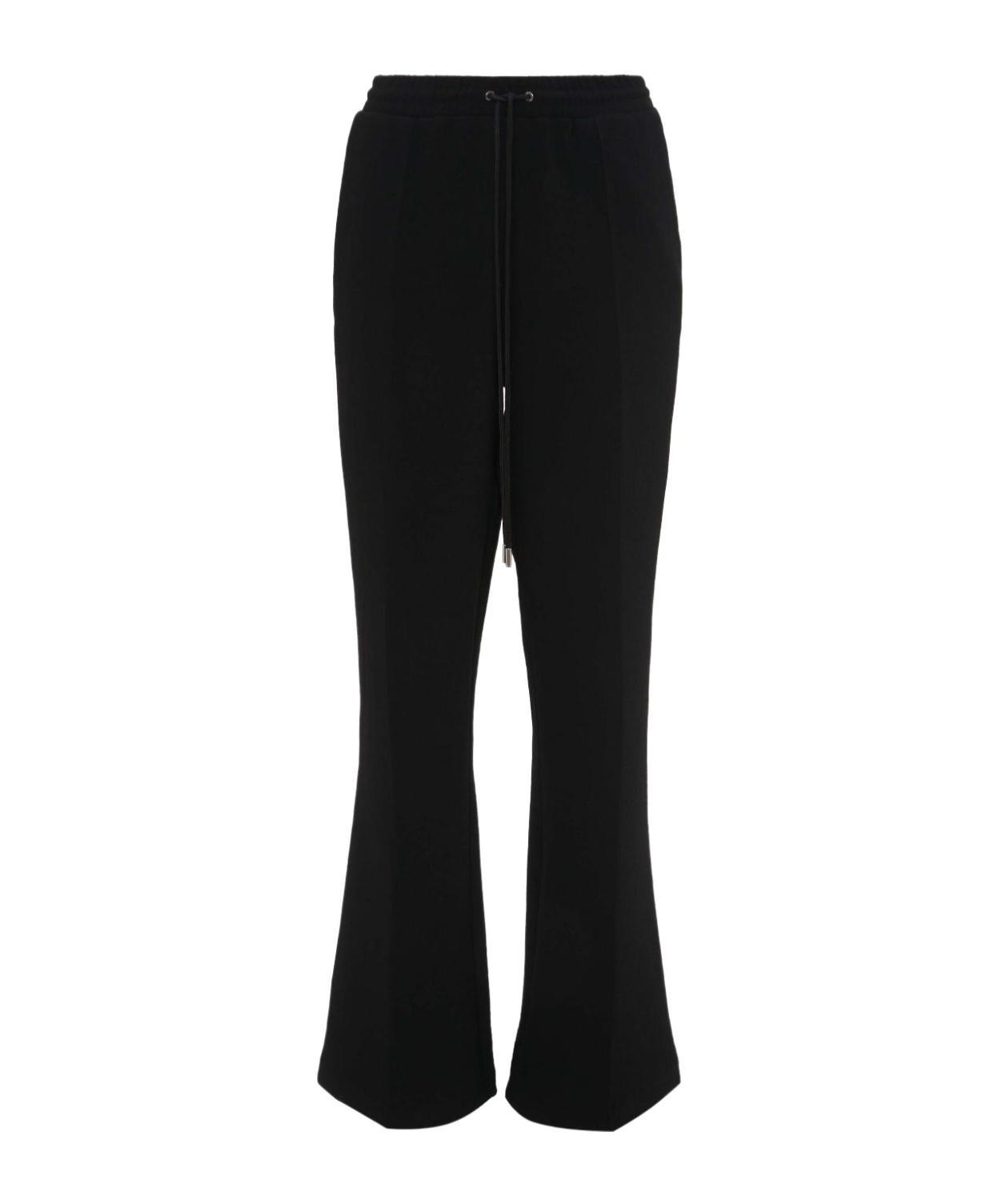 JW ANDERSON Slim-cut Flared Track Pants In Black Product Image