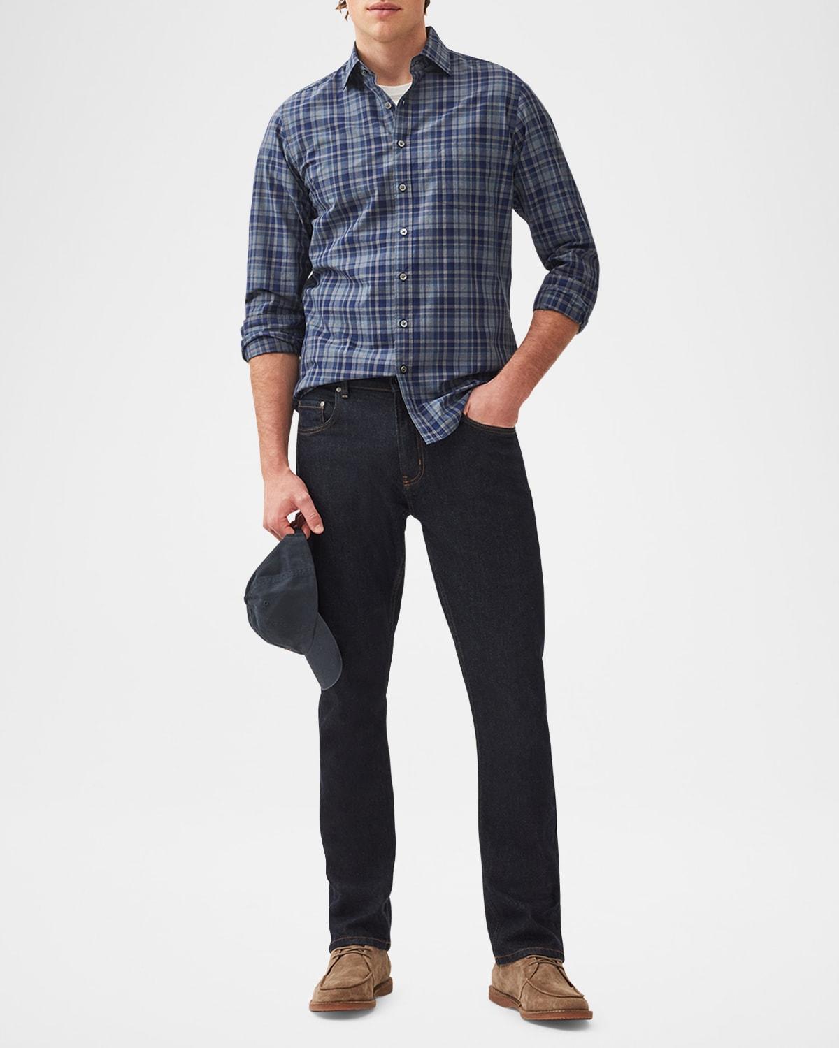 Mens Monavale Slim-Fit Casual Button-Down Shirt Product Image