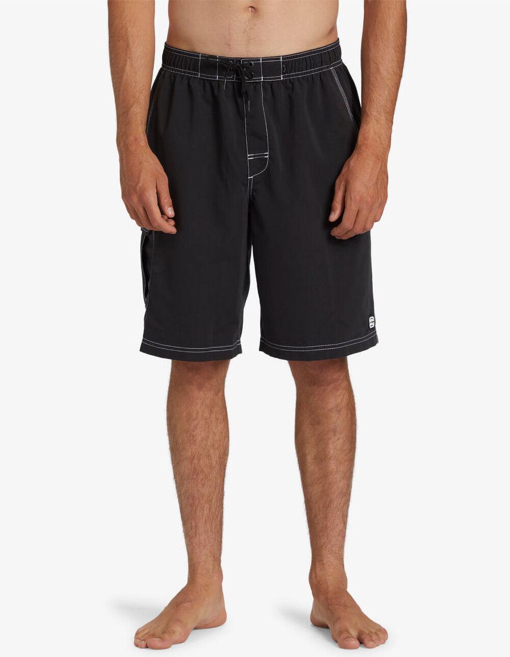BILLABONG Throw On Layback Mens 21" Swim Shorts - BLACK Product Image