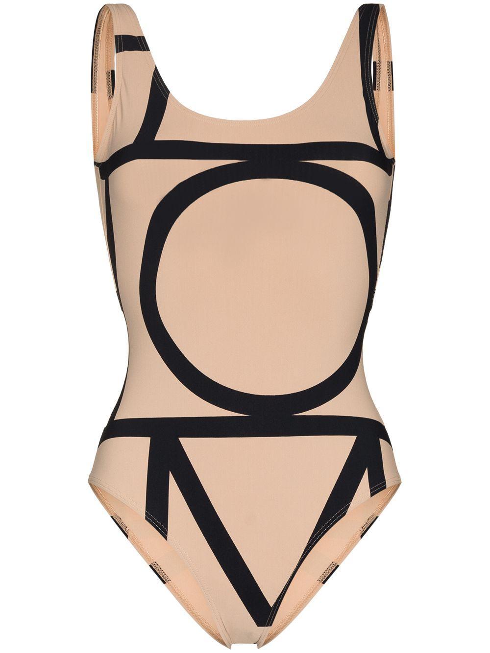 monogram-print swimsuit Product Image