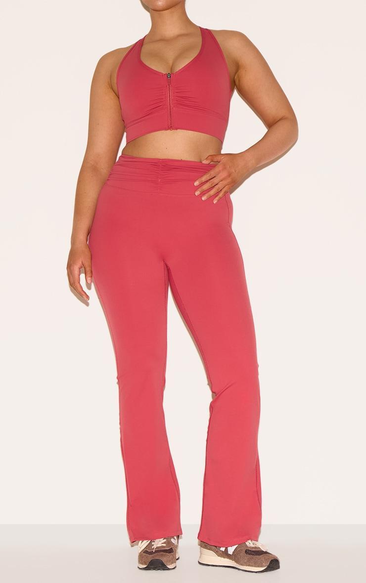  Shape Rose Active Ruched High Waisted Yoga Pants Product Image