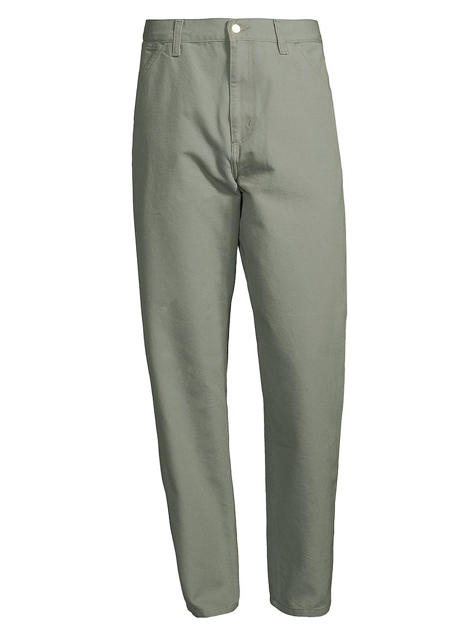 Mens Cotton Straight-Leg Pants Product Image