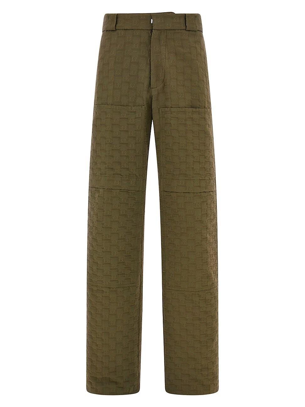 Mens Monogram Jacquard Cargo Pants Product Image