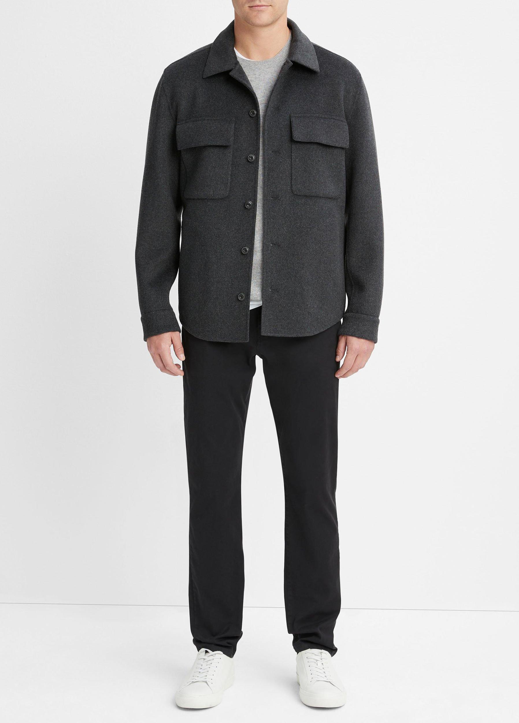 Splittable Wool-Blend Shirt Jacket Product Image