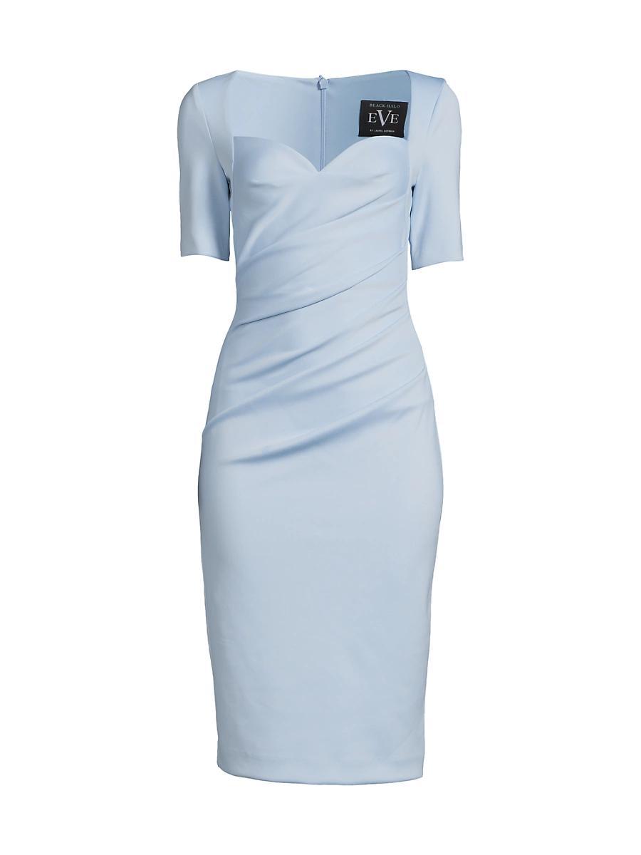 Womens Amandalee Draped Cocktail Dress Product Image