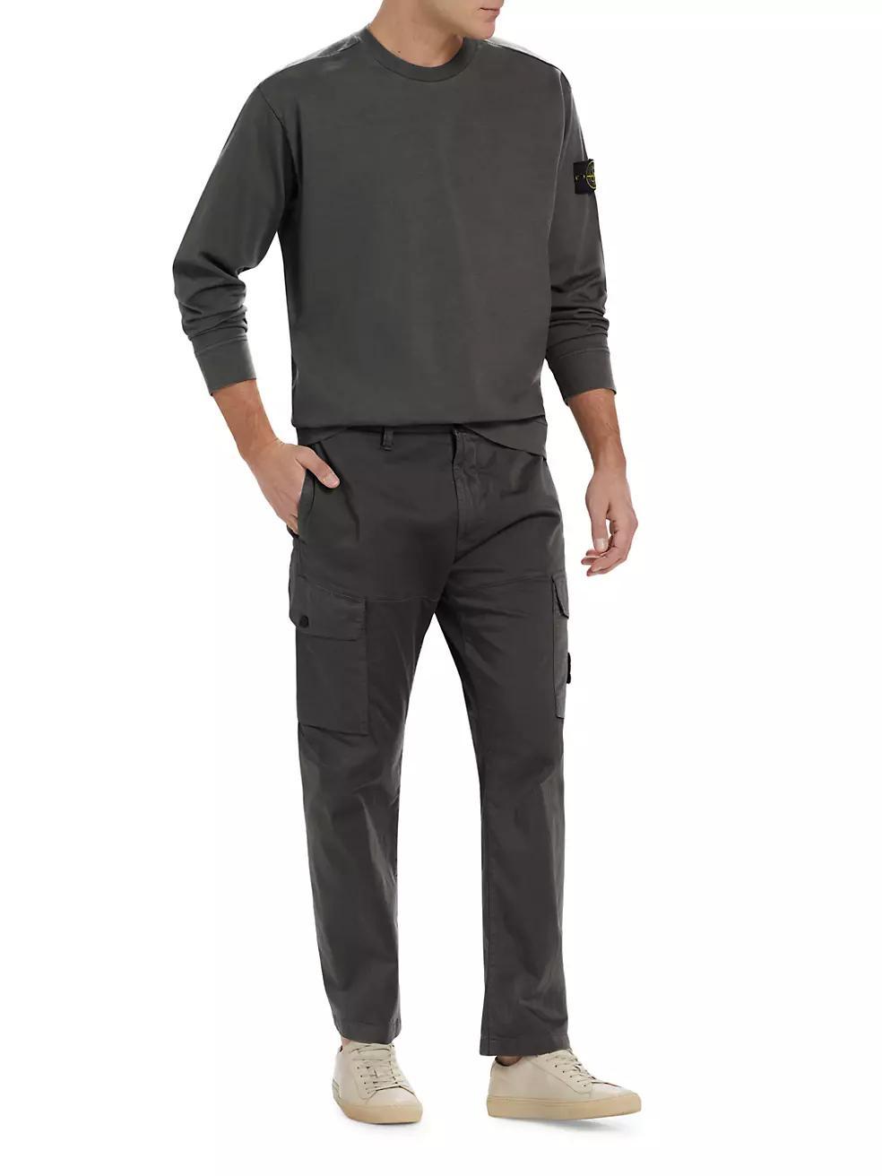 Mens Cotton Long-Sleeve T-Shirt Product Image