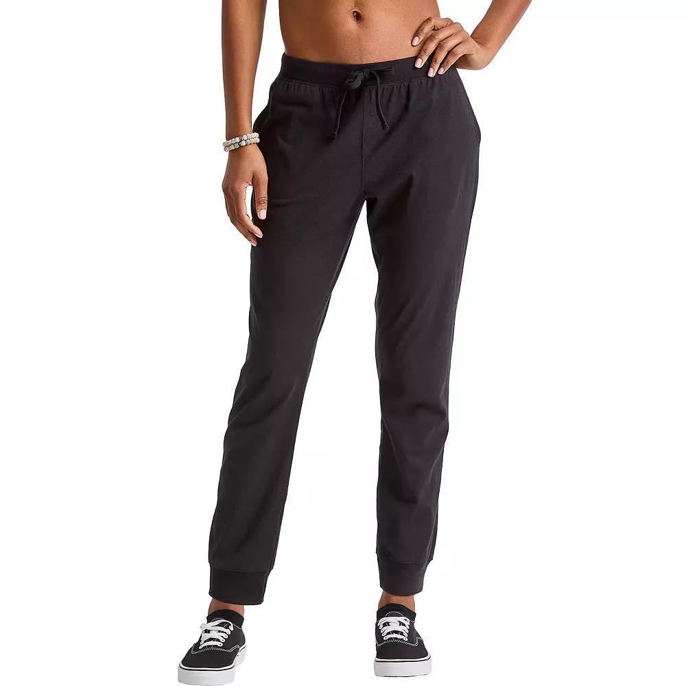 Women's Hanes® Joggers, Size: XL, Light Silver Product Image