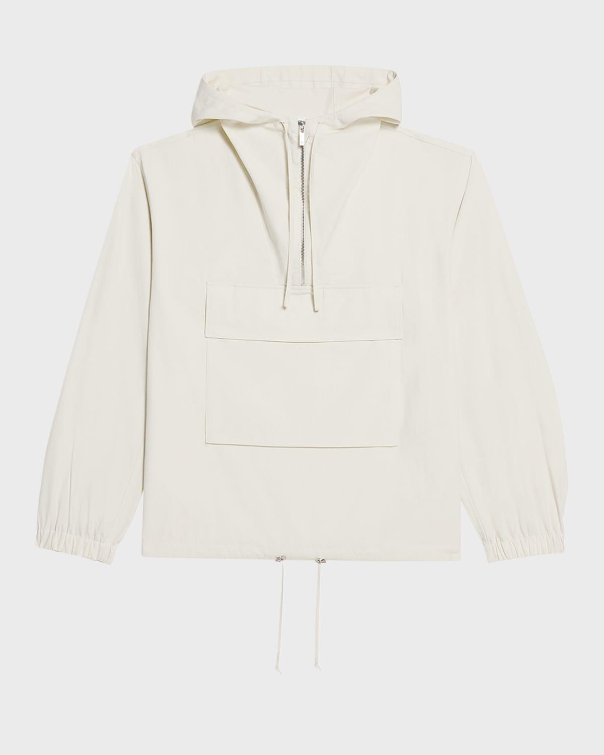 Mens Half-Zip Hooded Pullover Product Image