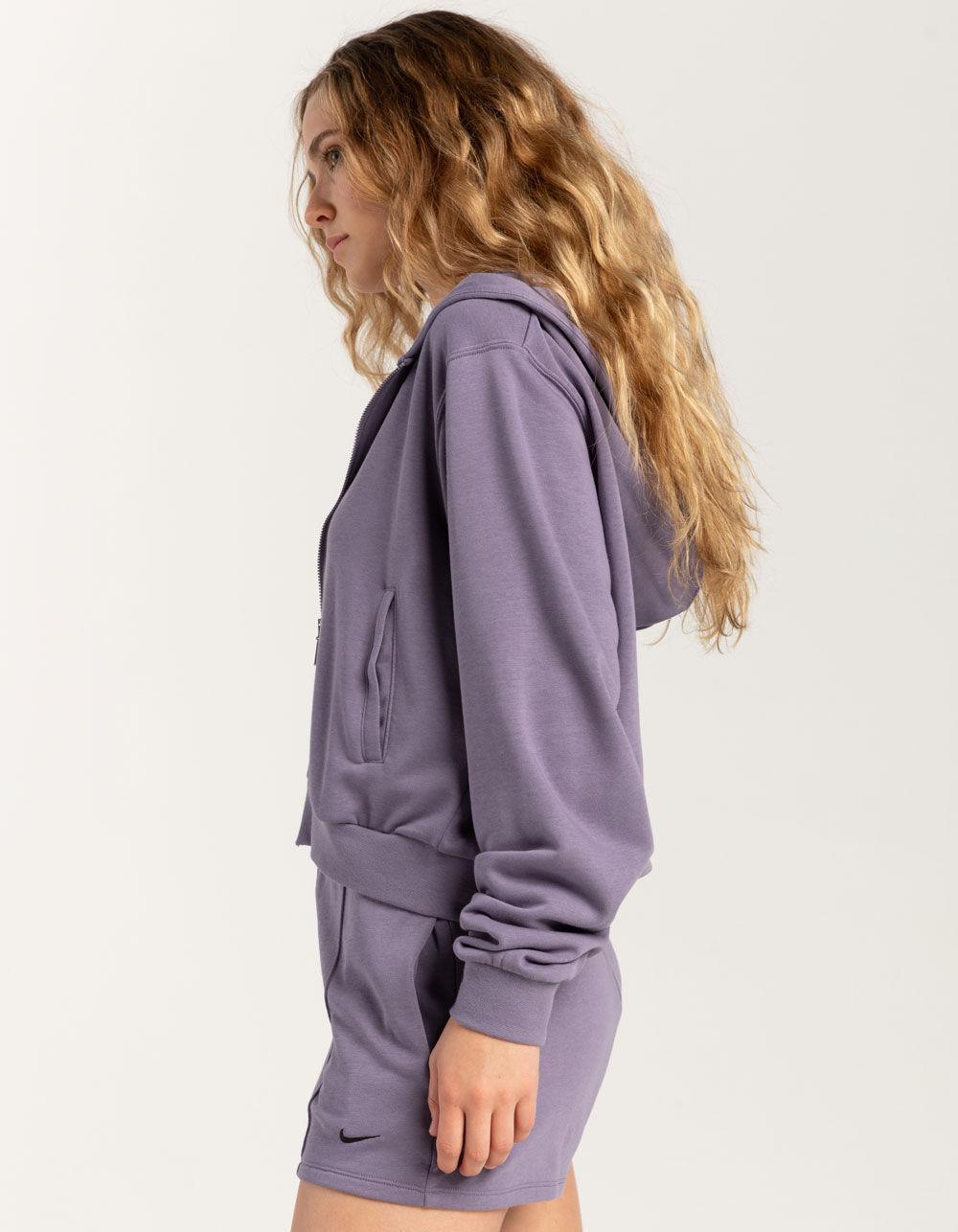 NIKE Sportswear Chill Terry Womens Zip Up Hoodie - PURPLE Product Image