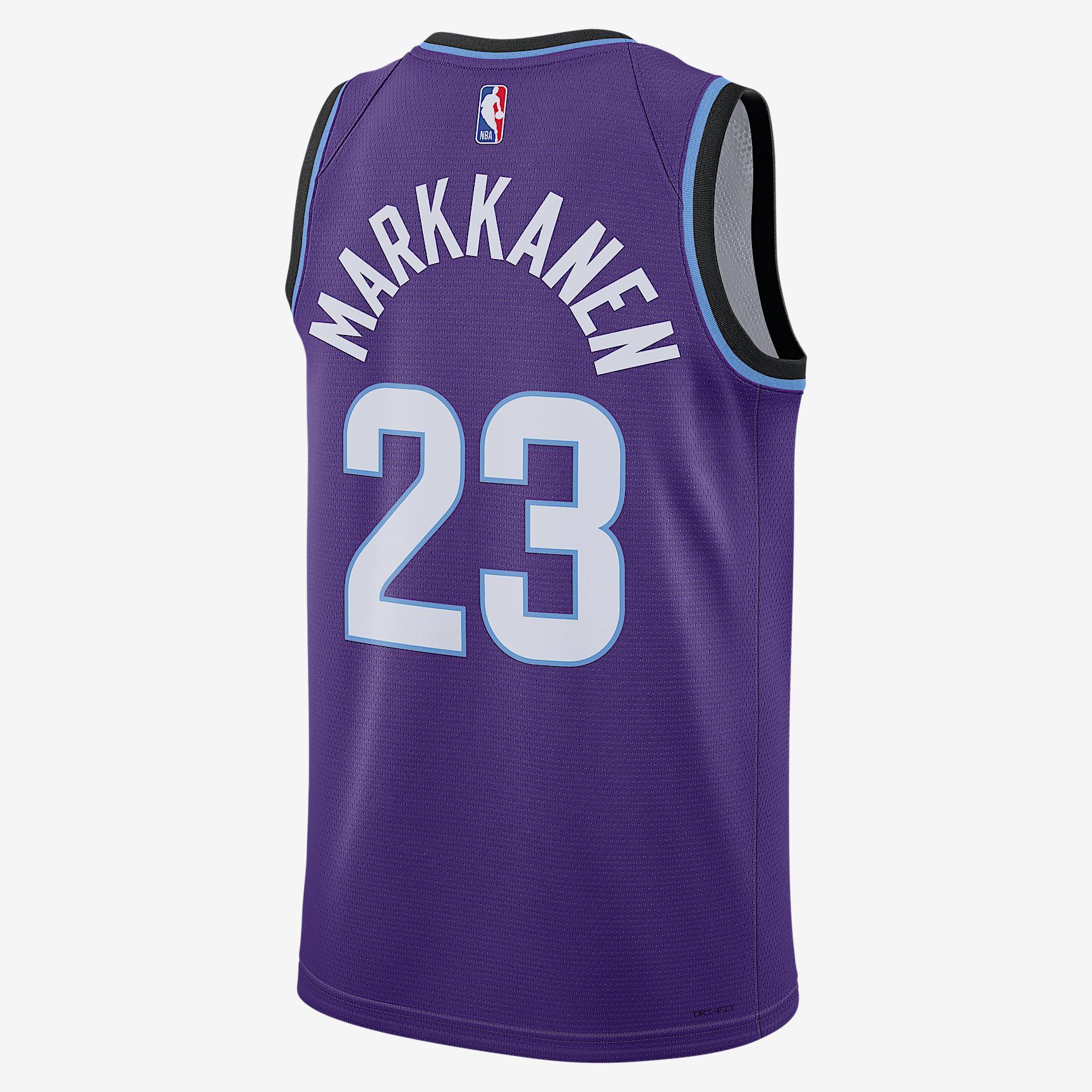 Lauri Markkanen Utah Jazz 2025/26 Icon Edition Men's Nike Dri-FIT NBA Swingman Jersey Product Image