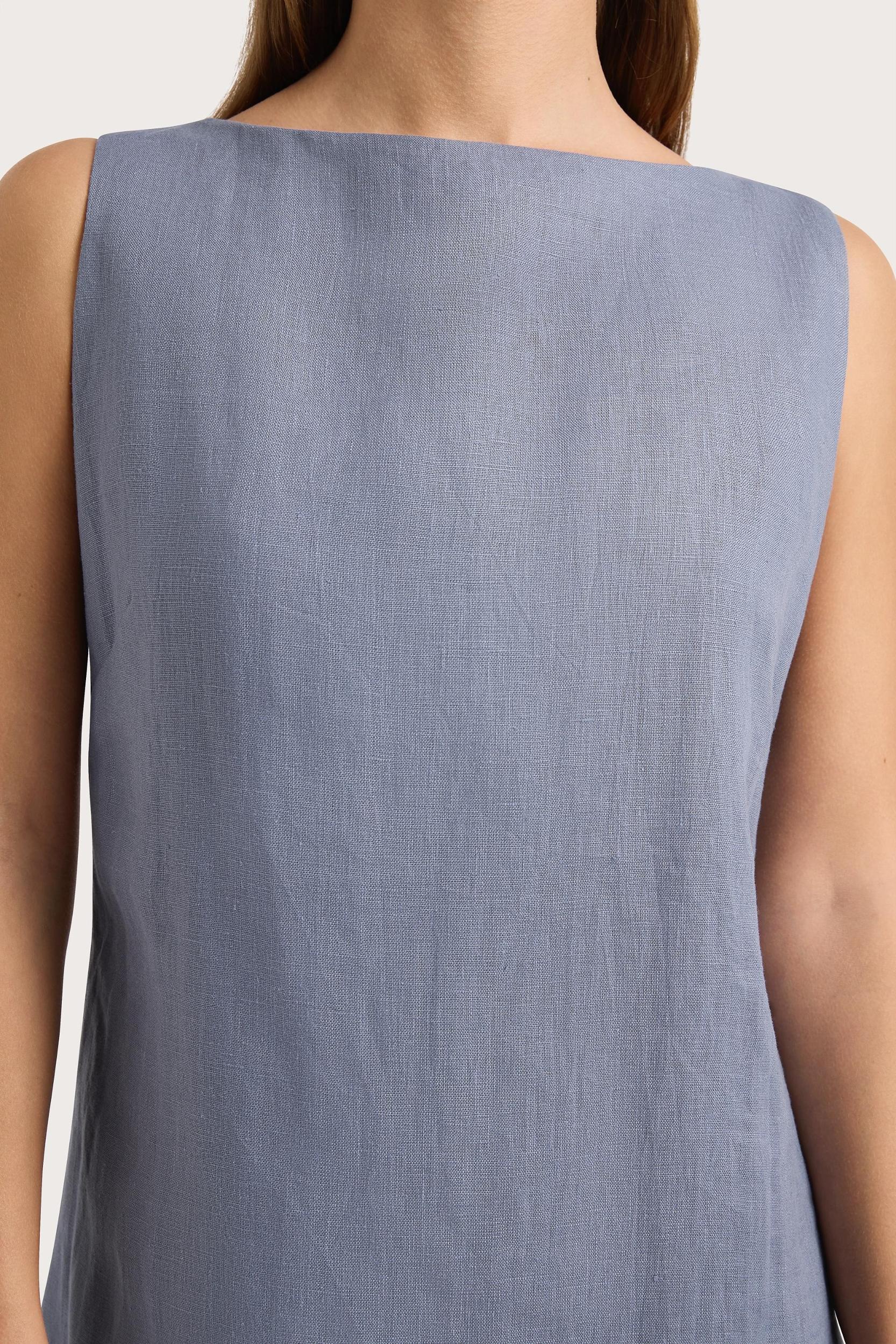 Nazarit Mini Dress Cornflower Blue Product Image