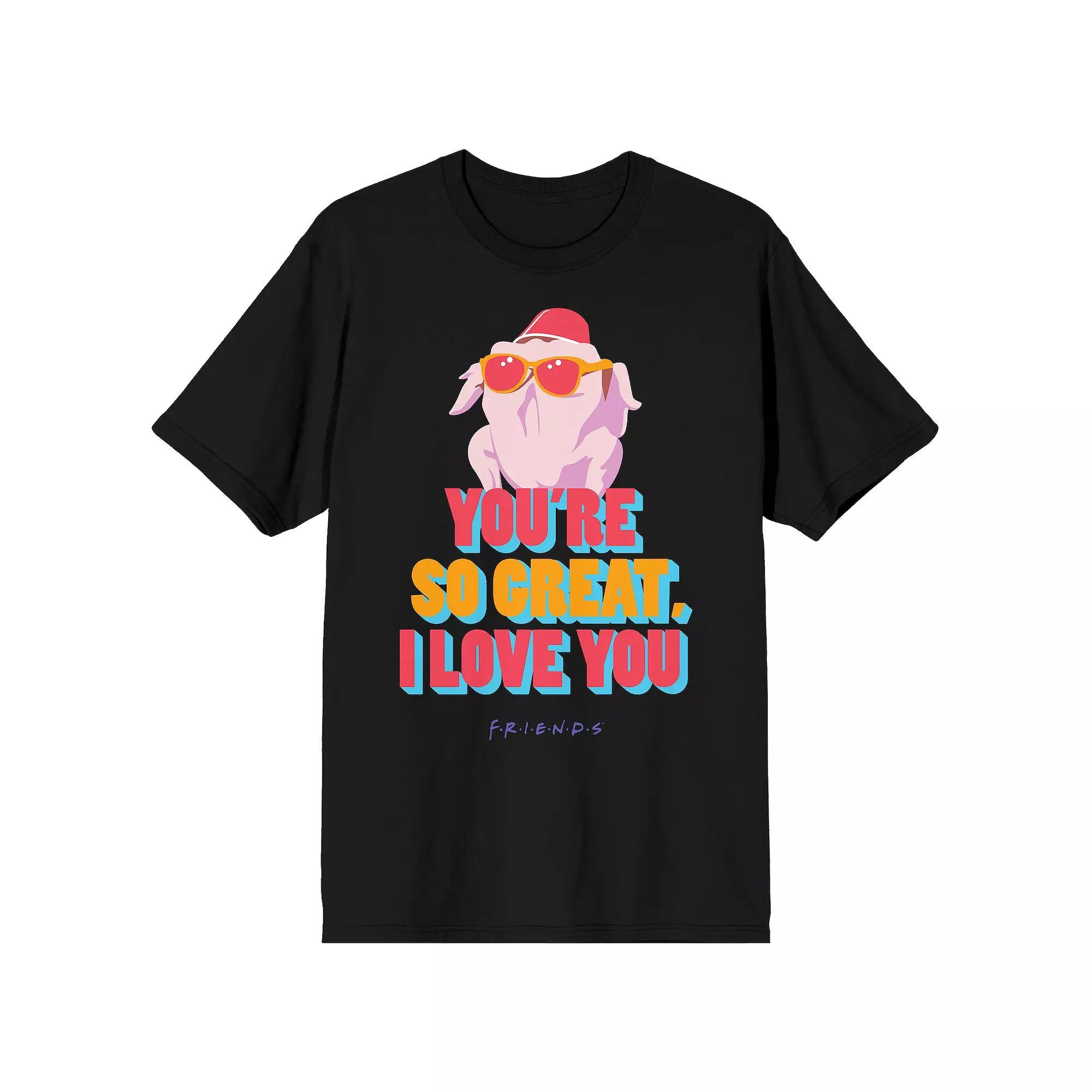 Men's Friends You're So Great Tee, Size: Small, Black Product Image