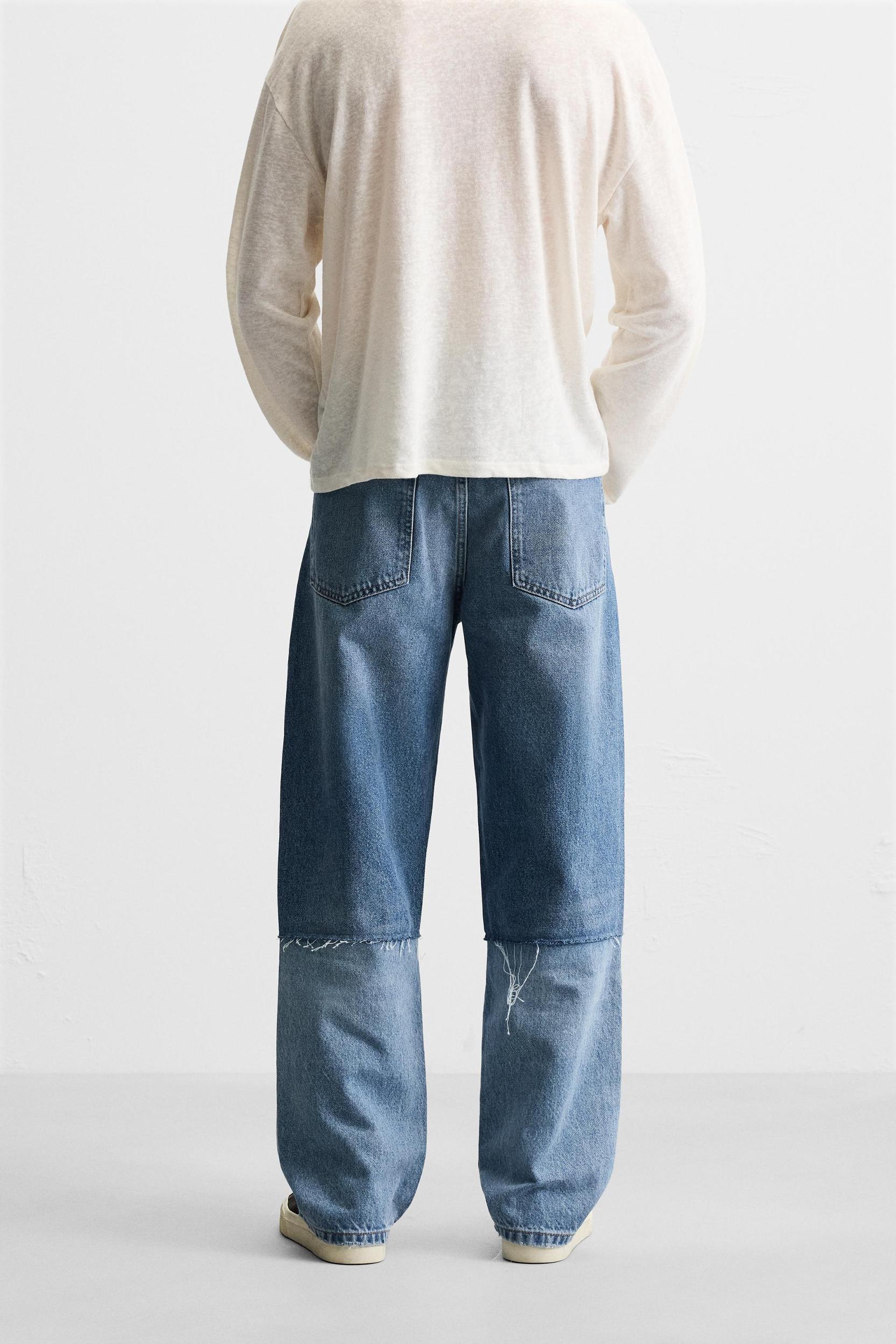 PATCHWORK RELAXED FIT JEANS Product Image