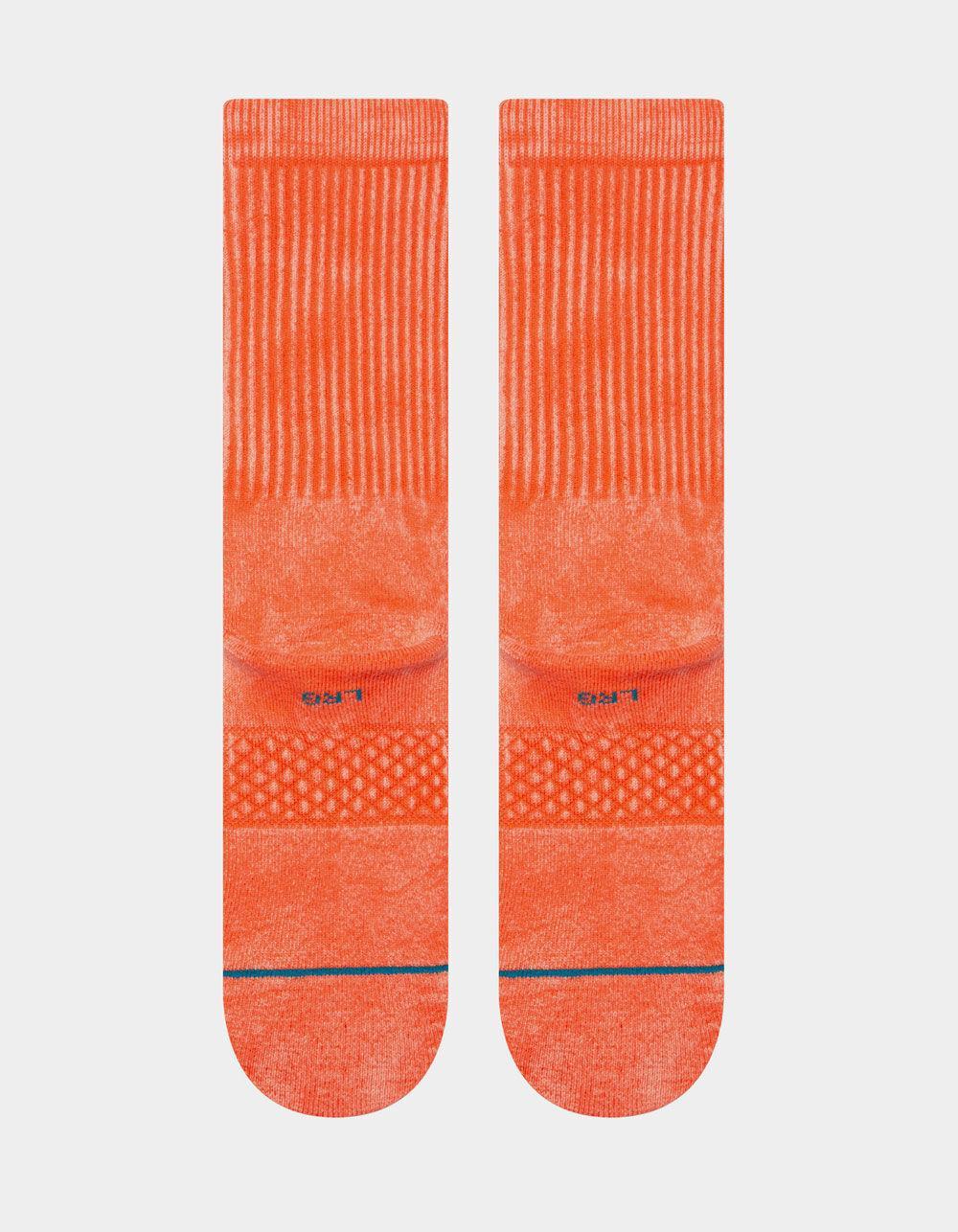 STANCE Icon Dyed Mens Crew Socks - CORAL Product Image