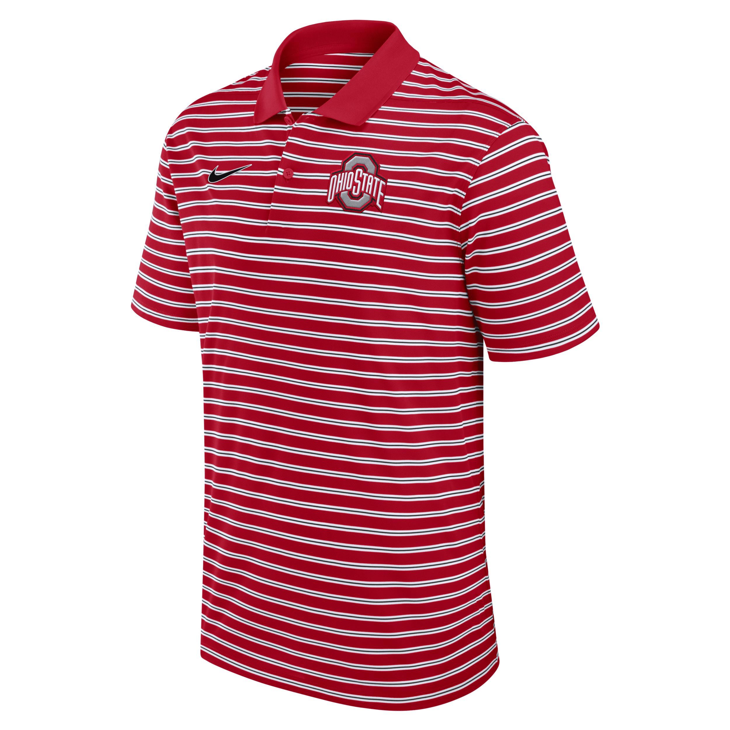 Men's Nike Royal/White Duke Blue Devils Primetime Victory Striped Performance Polo, Size: XXL Product Image