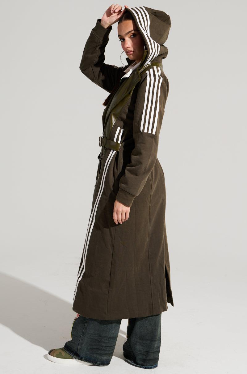 HADLEY MIXED MEDIA TRENCH Product Image