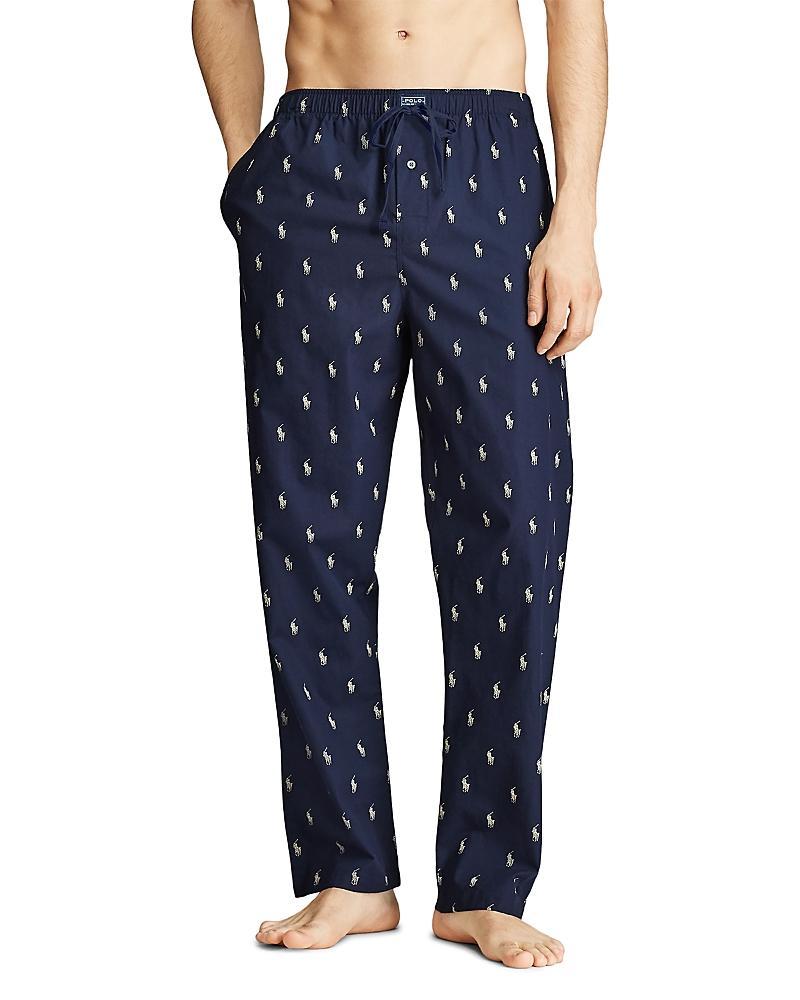 Polo Ralph Lauren Allover Pony Print Pajama Pants Product Image