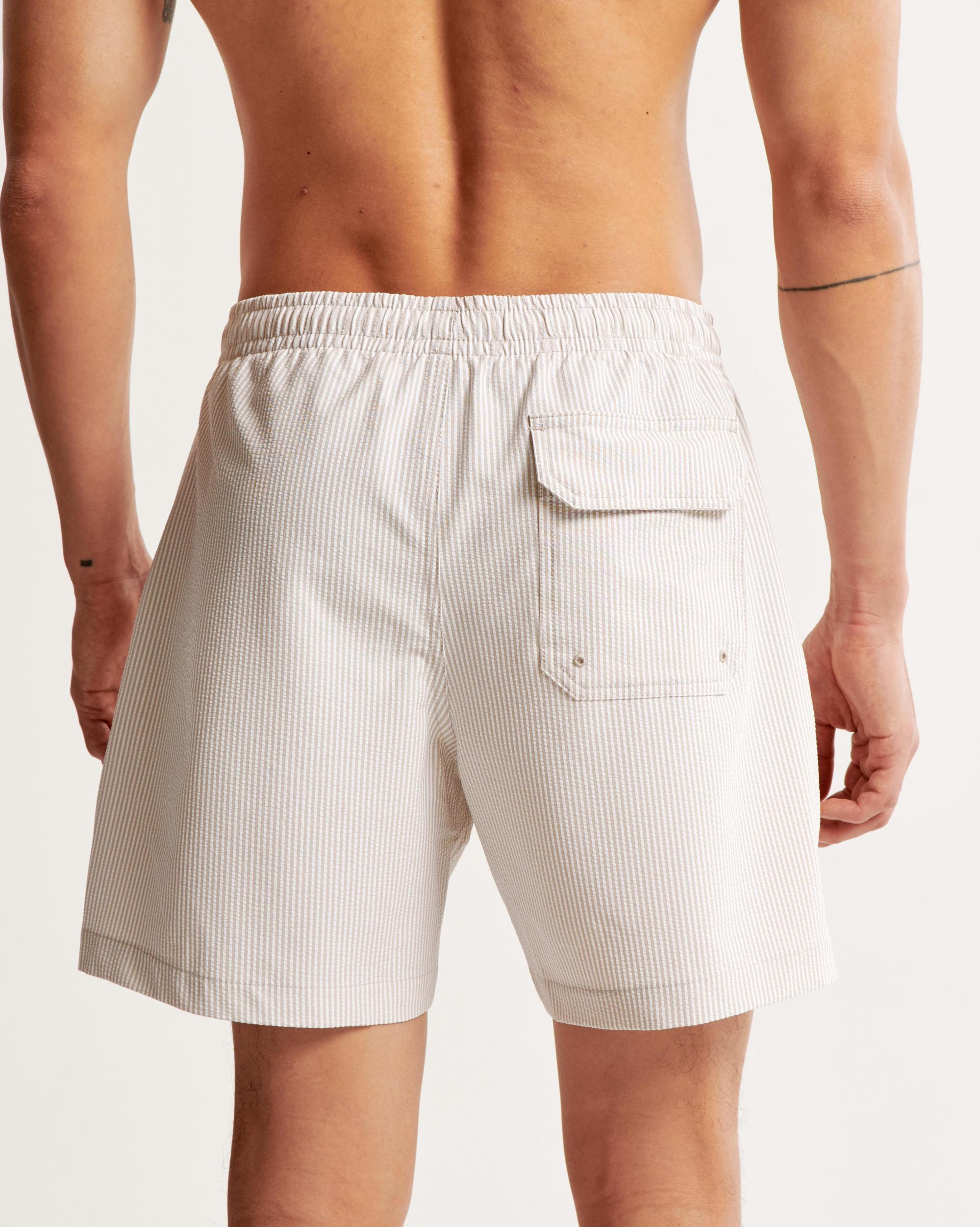 Pull-On Seersucker Swim Trunk Product Image