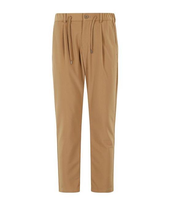 HERNO Pantalone Velluto 1000 Righe In Cammello Product Image