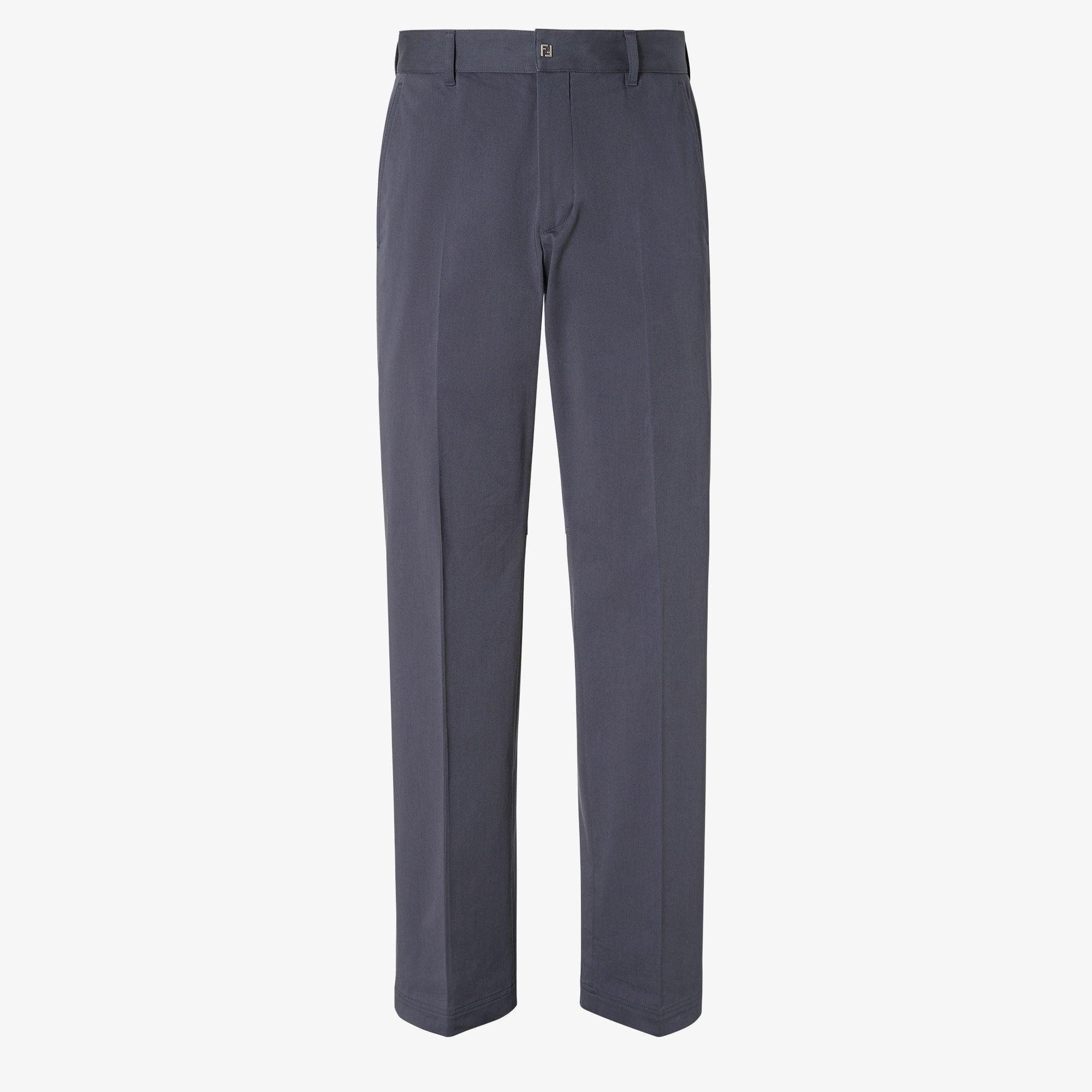 PantsBlue gabardine pants Product Image