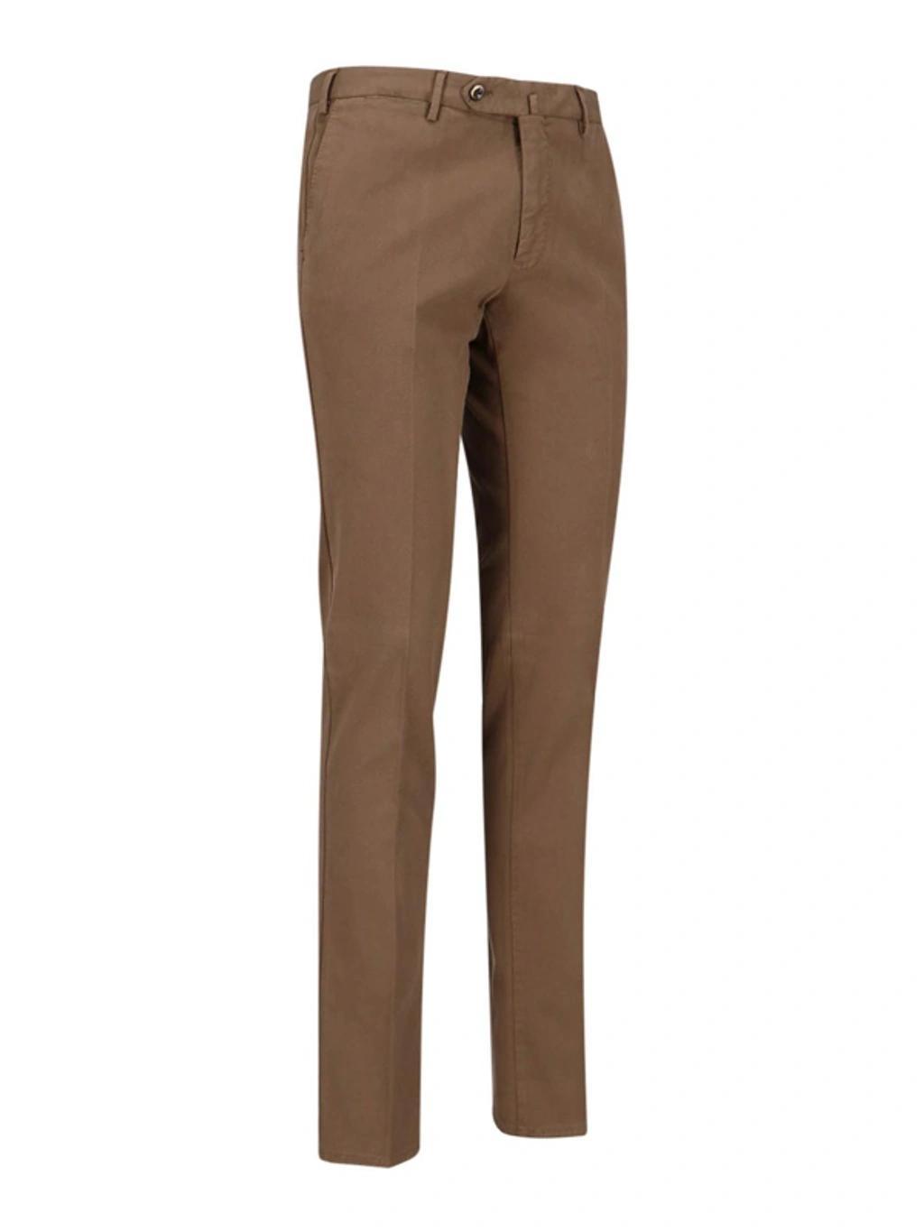 PT TORINO Slim Pants In Brown Product Image