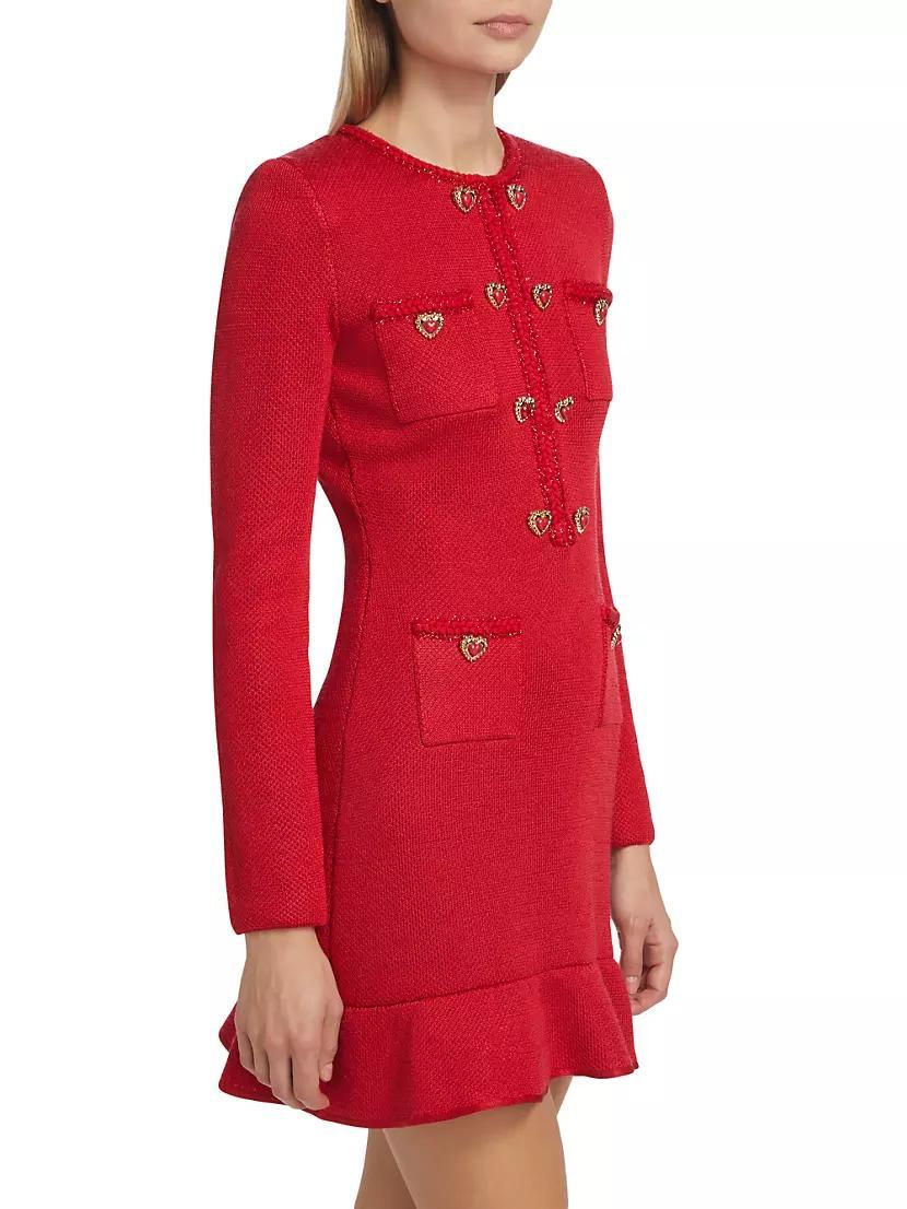Heart Buttoned Minidress Product Image