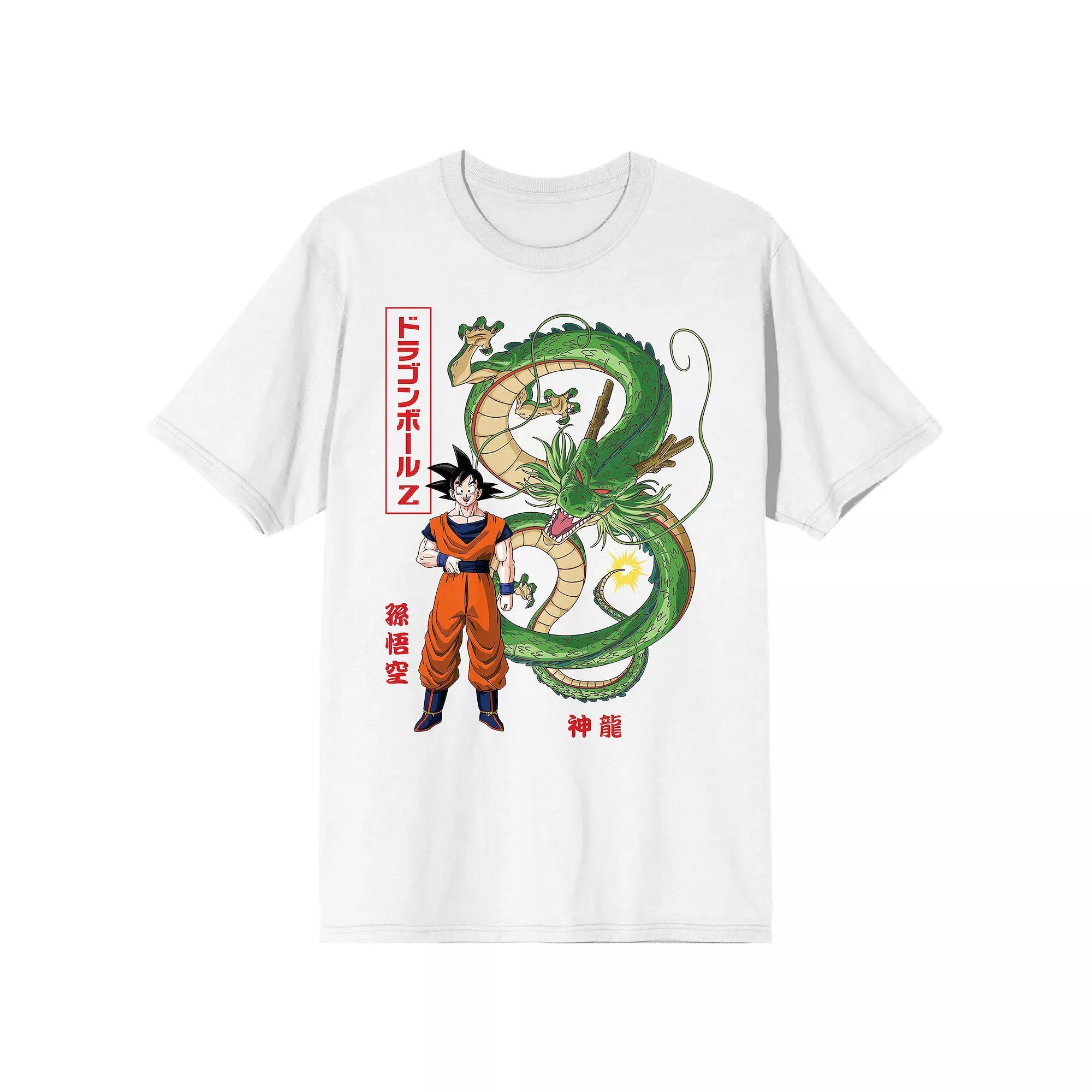 Dragon Ball Z Goku And Shenron Tee - White Product Image