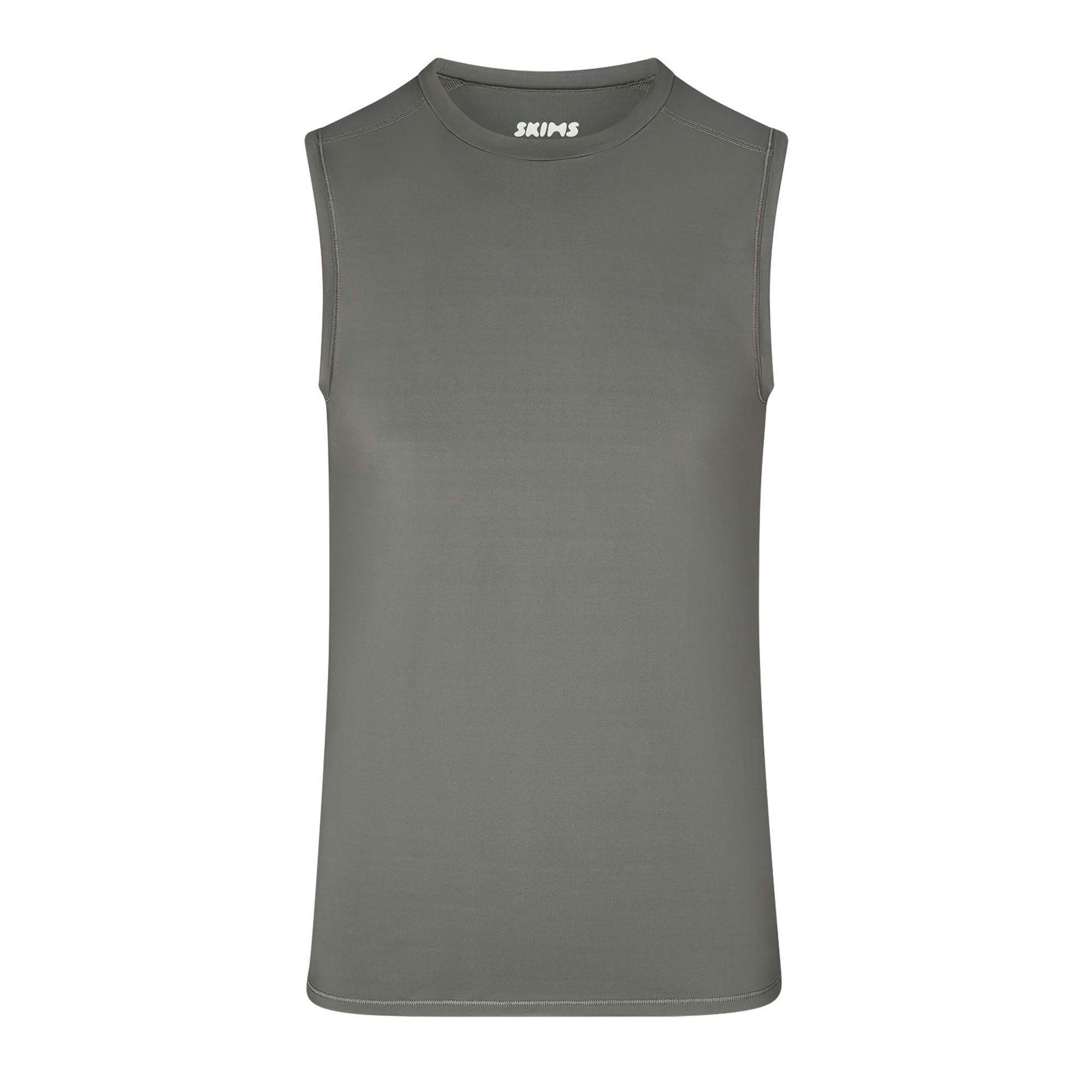 SKIMS SPORT MENS MUSCLE TANK | GUNMETAL Product Image