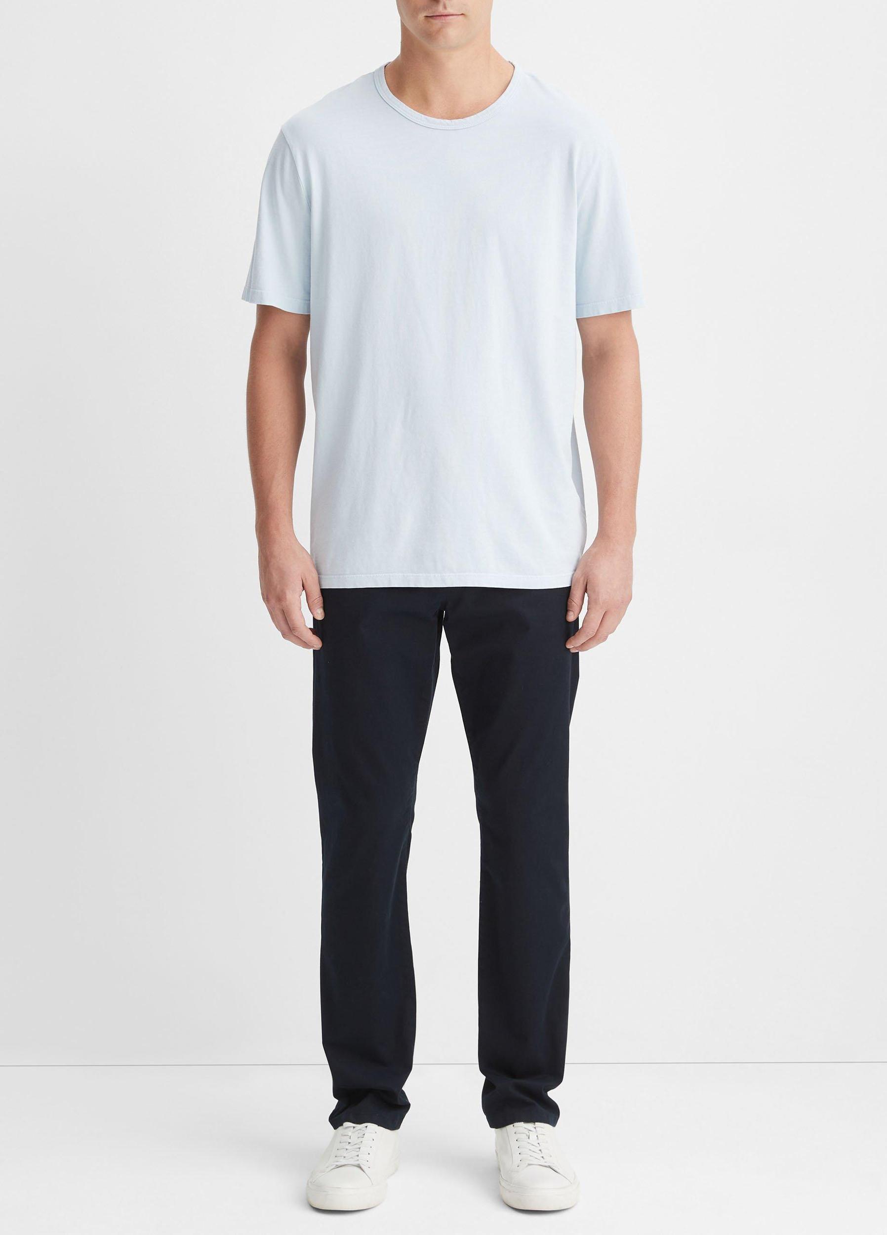 Mens Garment Dye Cotton T-Shirt Vince Product Image