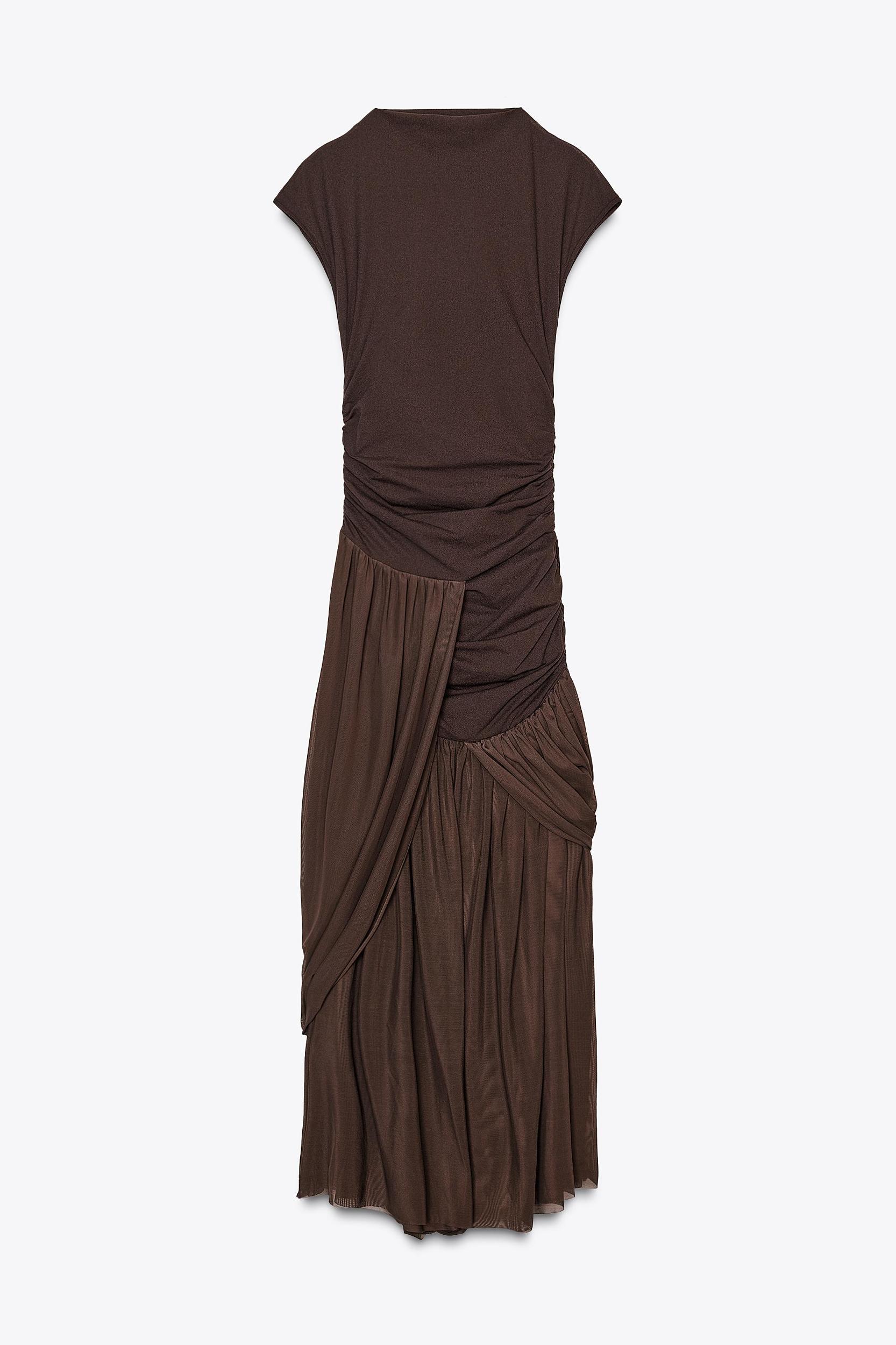 BALLOON TULLE COMBINATION DRESS Product Image