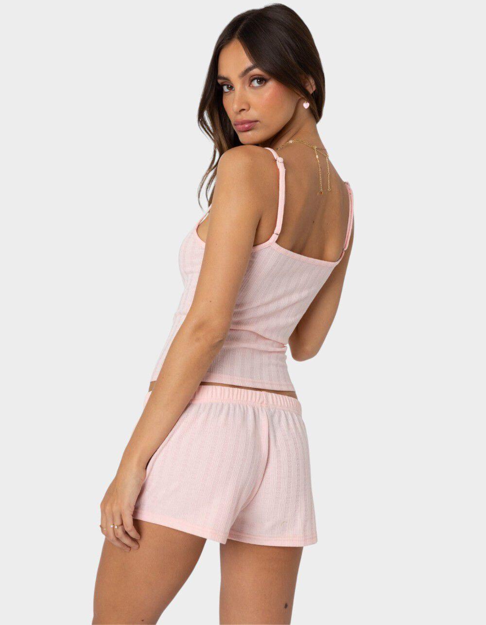 EDIKTED Irene Pointelle Tank Top Product Image