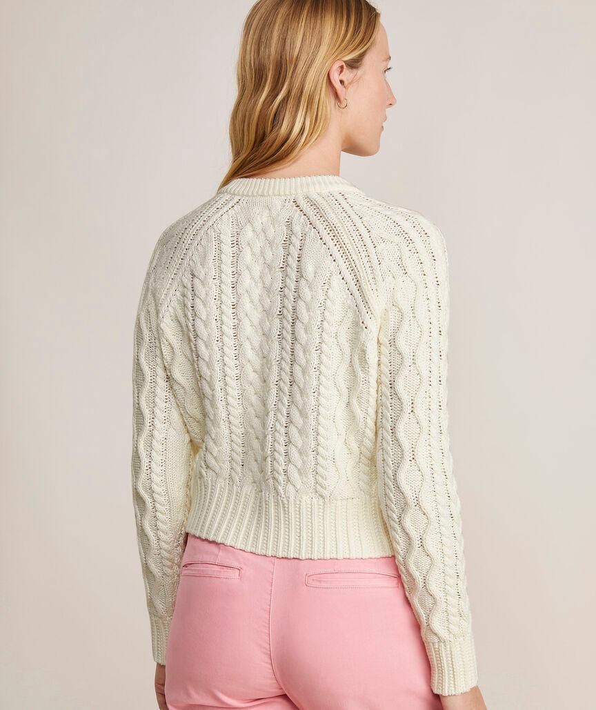 Cotton Cable Cardigan Product Image