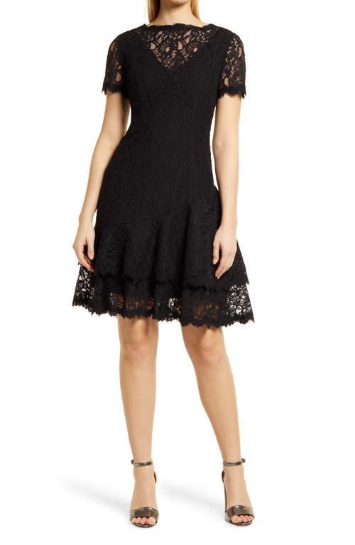Womens Floral Lace Dress Product Image