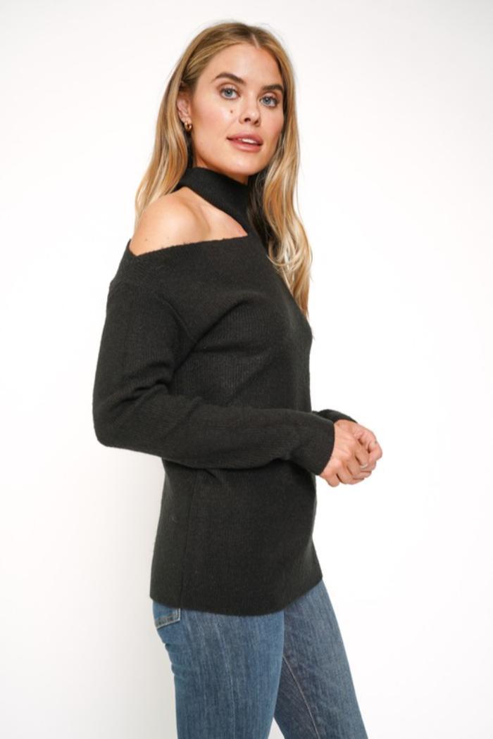 One Shoulder Sweater Product Image