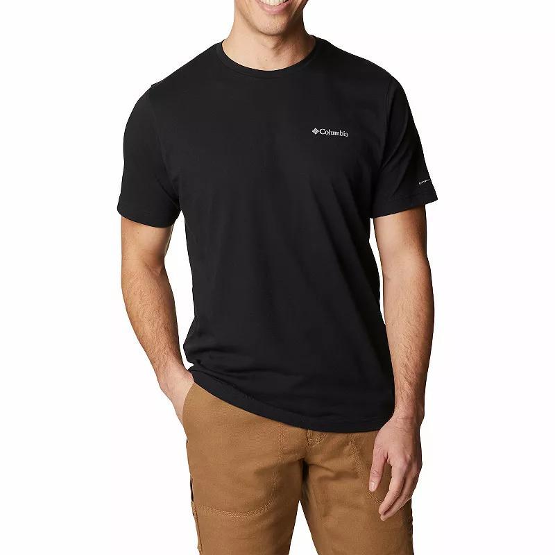 Big & Tall Columbia Thistletown Hills Omni-Wick Performance Tee, Men's, Size: Large Tall, Black Product Image
