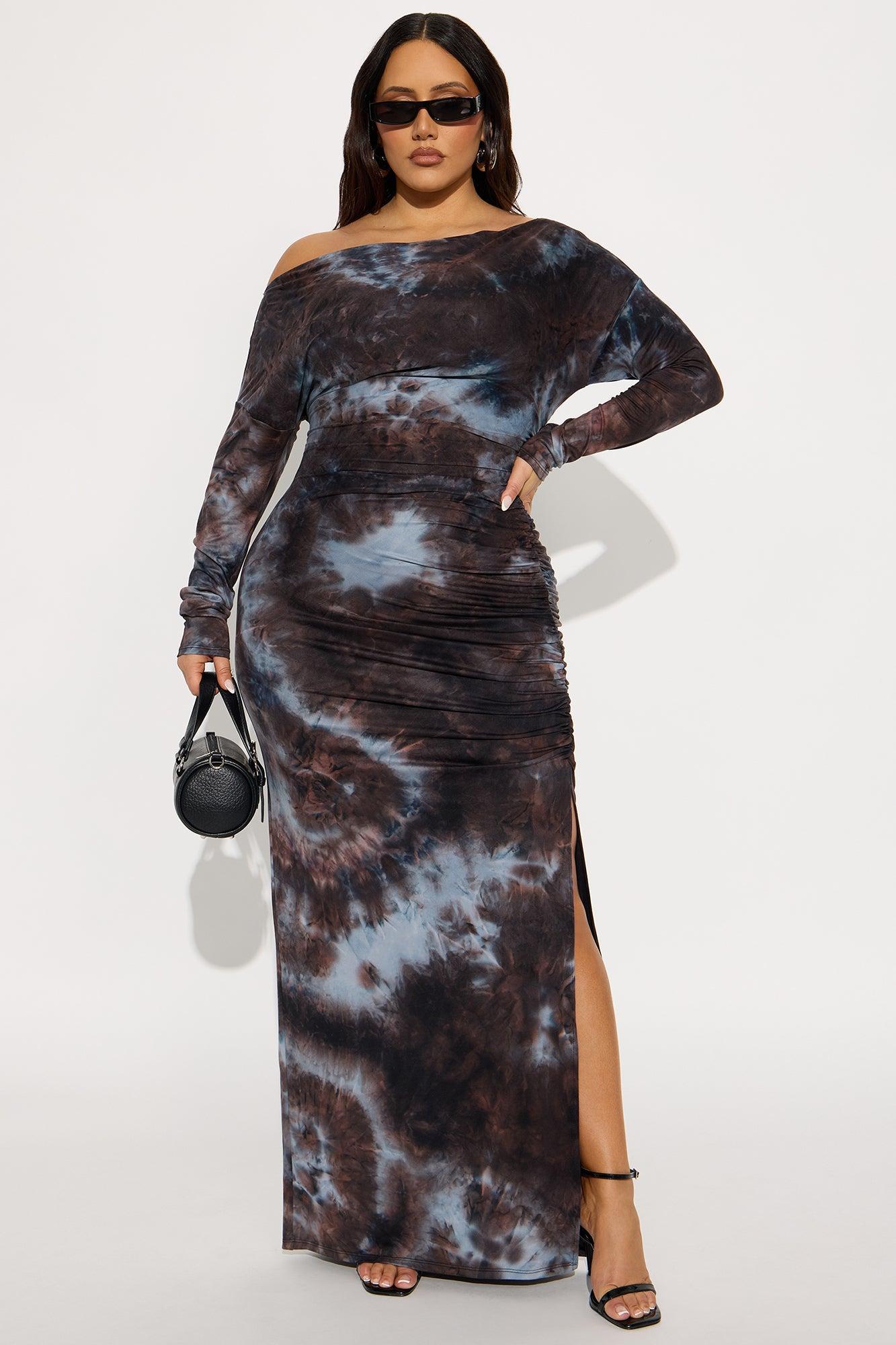 Tate Tie Dye Maxi Dress - Blue/combo Product Image