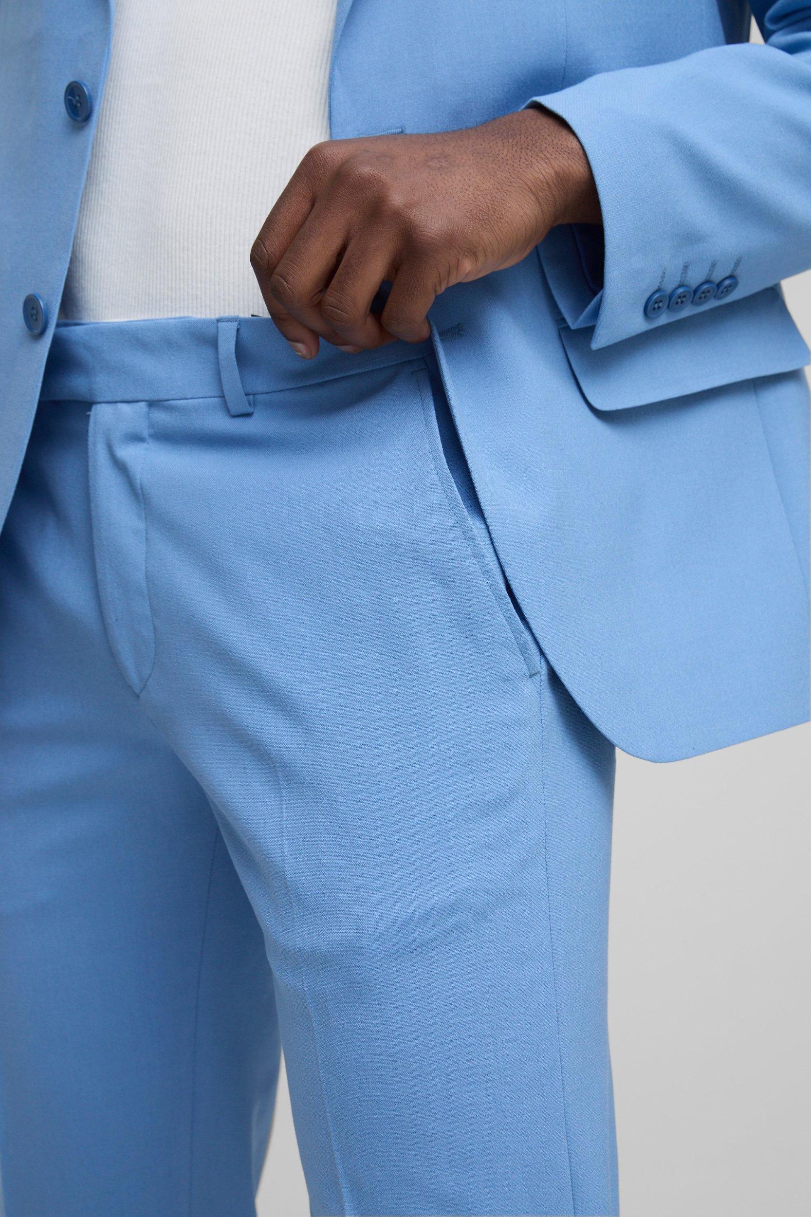 Fixed Waistband Slim Fit Dress Pants | boohooMAN USA Product Image
