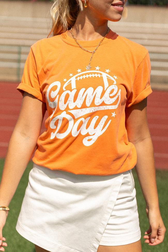 Game Day Script Burnt Orange Graphic Tee SALE Product Image
