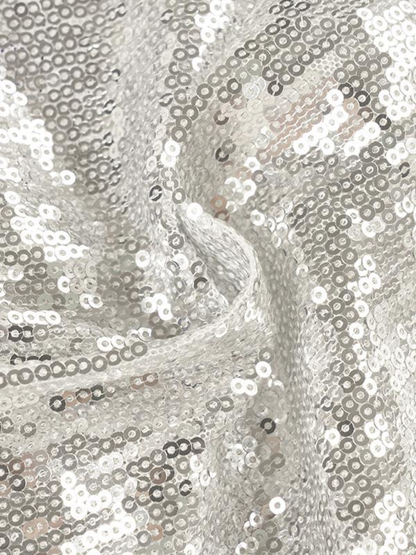 Sequin-Embellished Bow-Tie Halter Bandeau Top Product Image