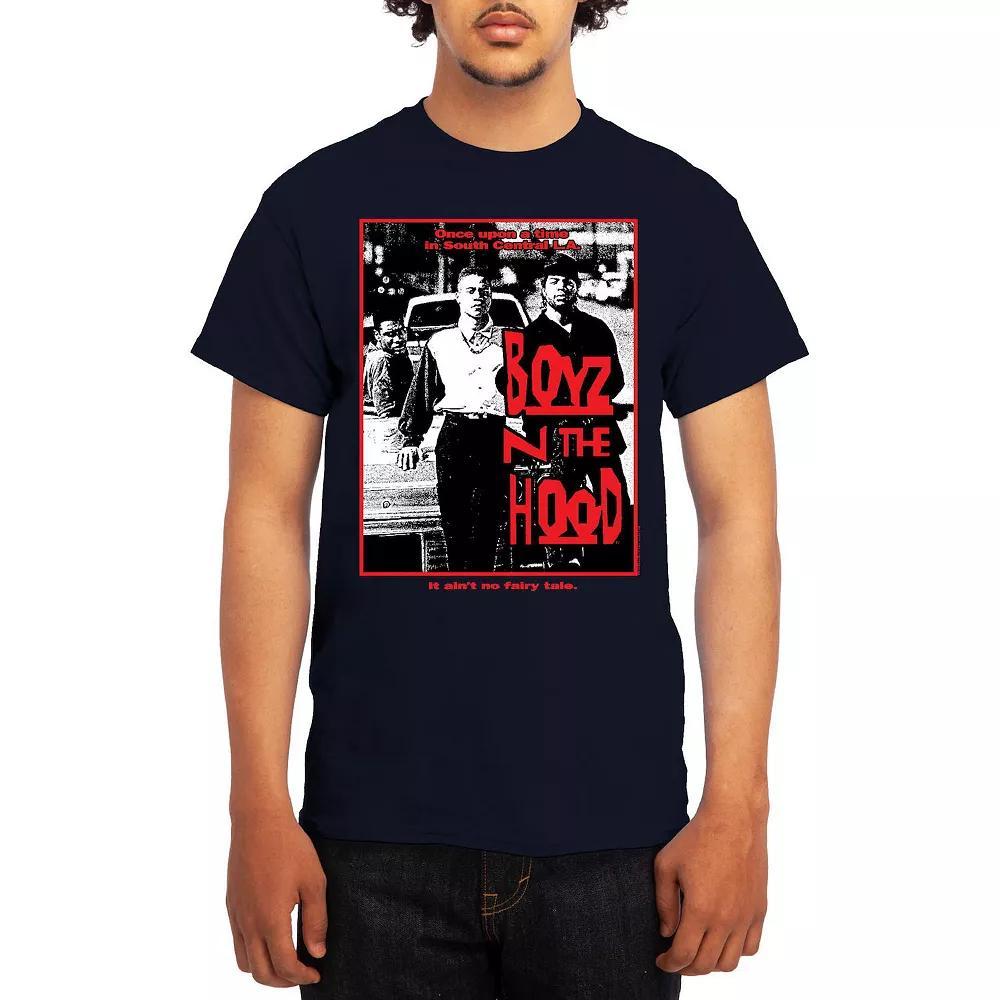 Men's Boyz N' The Hood No Fairytale Black & White Poster Tee, Size: Medium Product Image