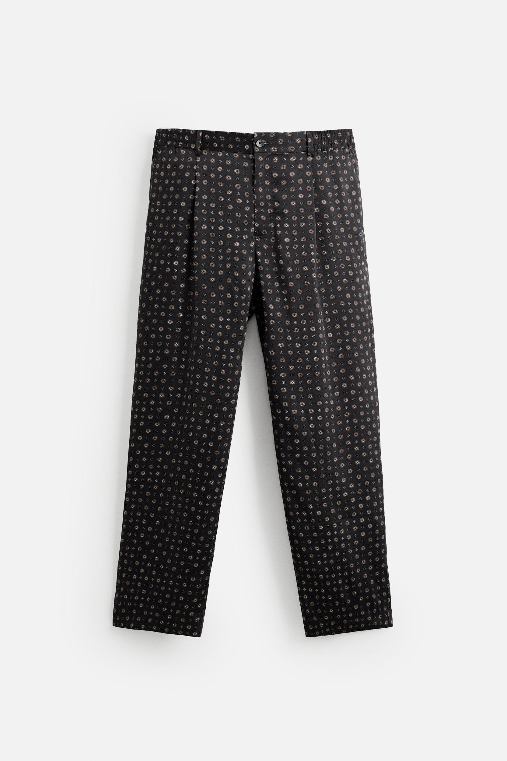 LIMITED EDITION GEOMETRIC PRINT PANTS Product Image