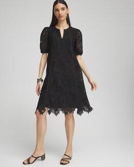 Lace Leaf Dress Product Image